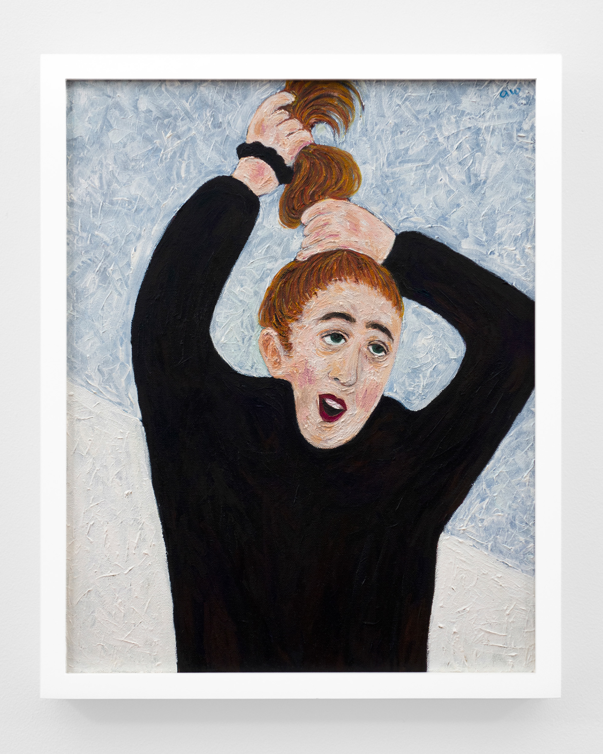 "Who's Sorry Now", 2019, oil on canvas, 20x16 inches