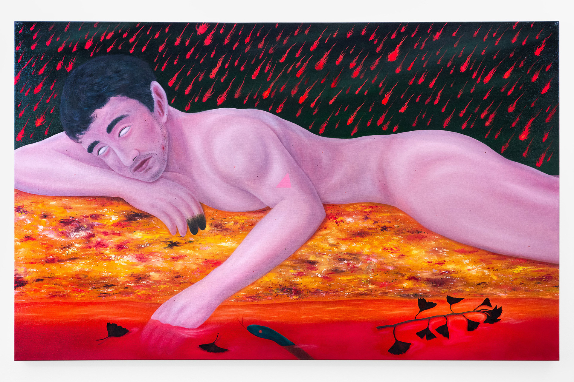"The Survivors", 2022, oil on canvas, 30x48 inches