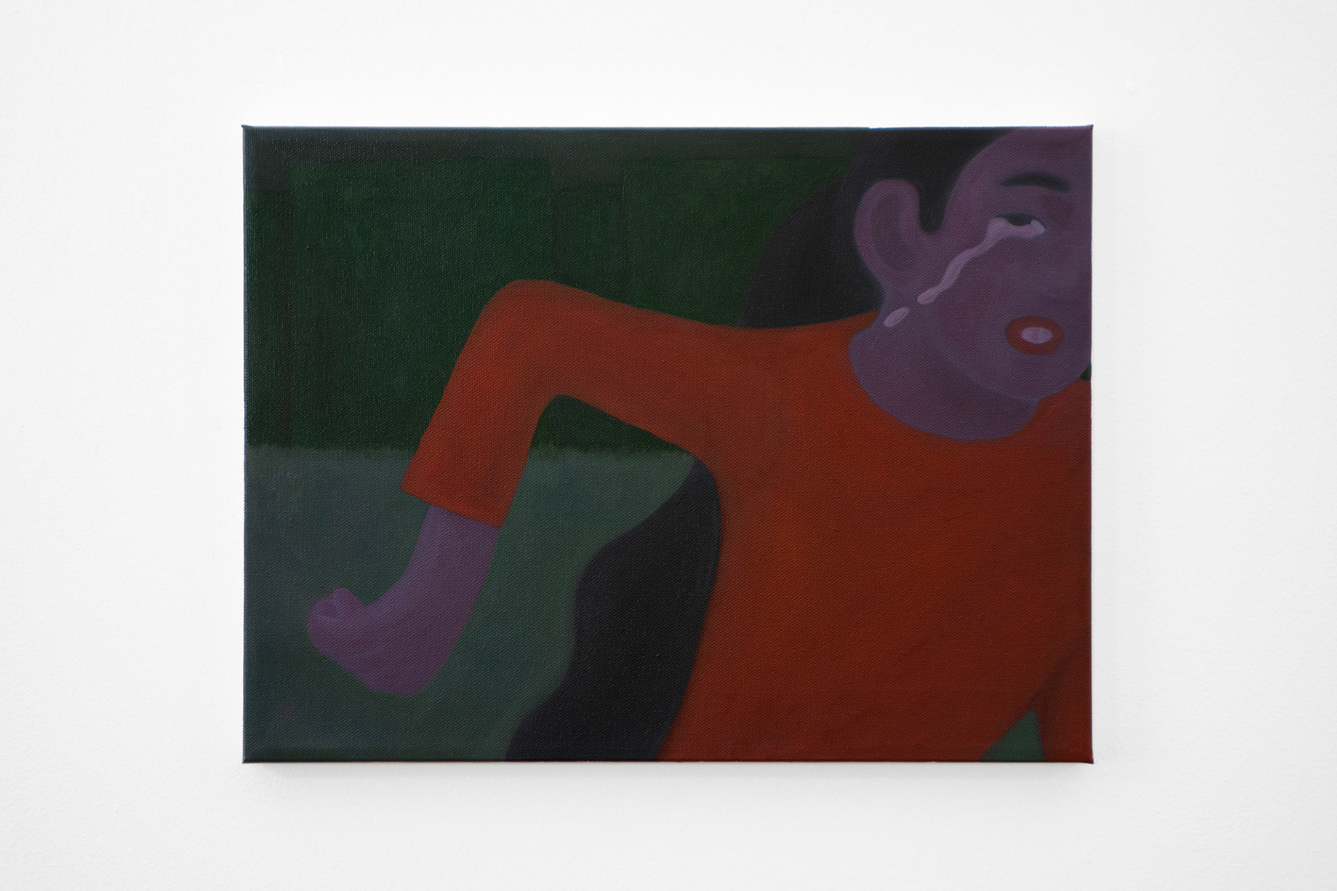 "I'm Sorry That I Left", 2021, oil on canvas, 12x16 inches