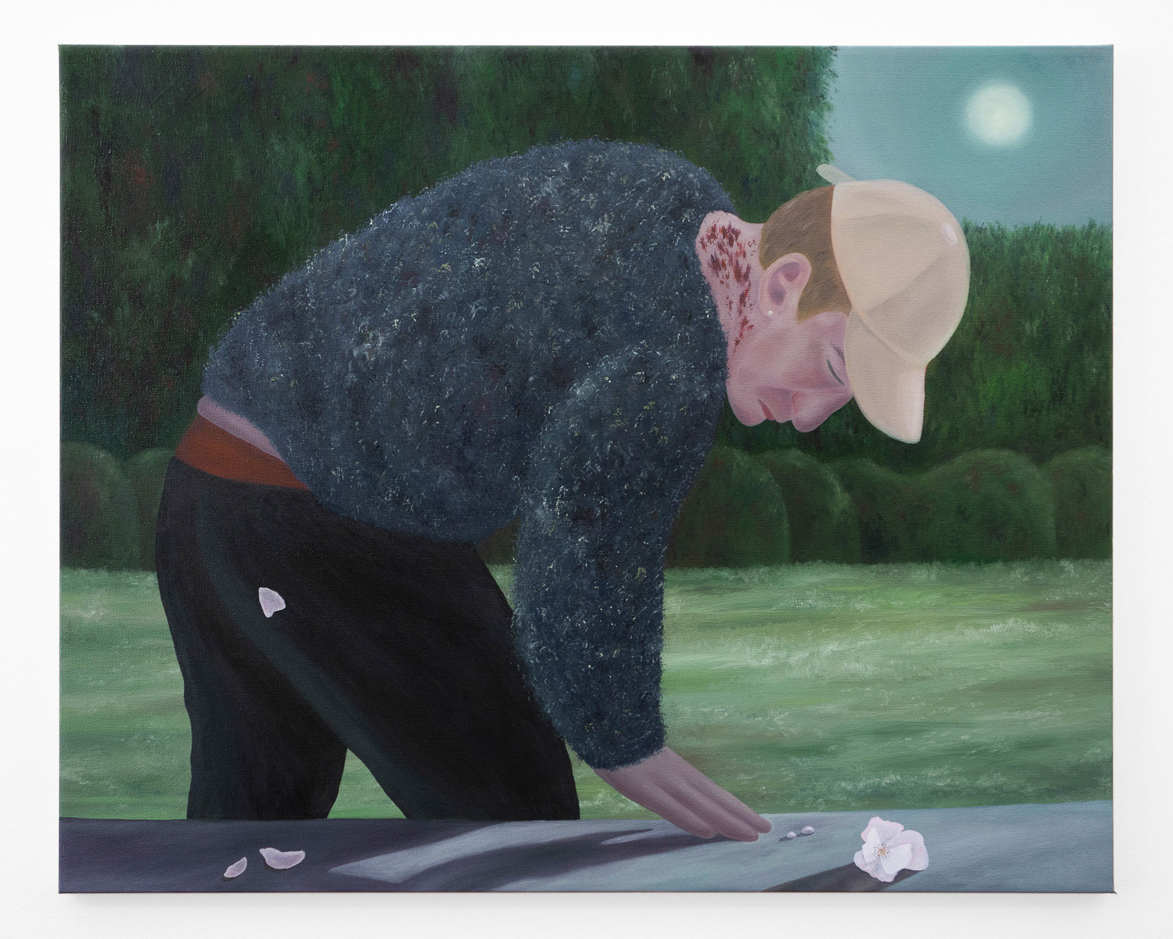 "I’m Never Gonna Think About You Again", 2021, oil on canvas, 24x30 inches