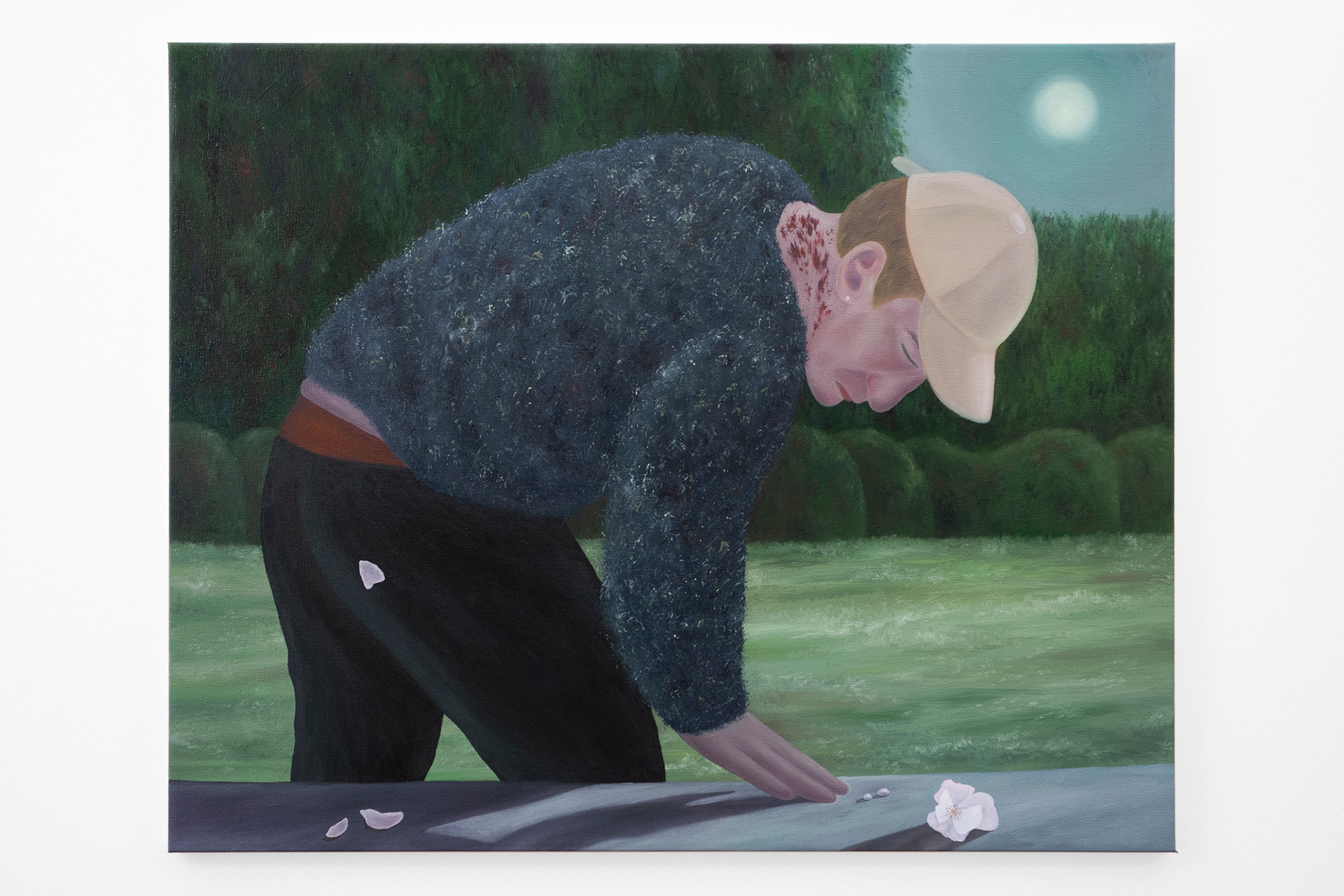 "I’m Never Gonna Think About You Again", 2021, oil on canvas, 24x30 inches