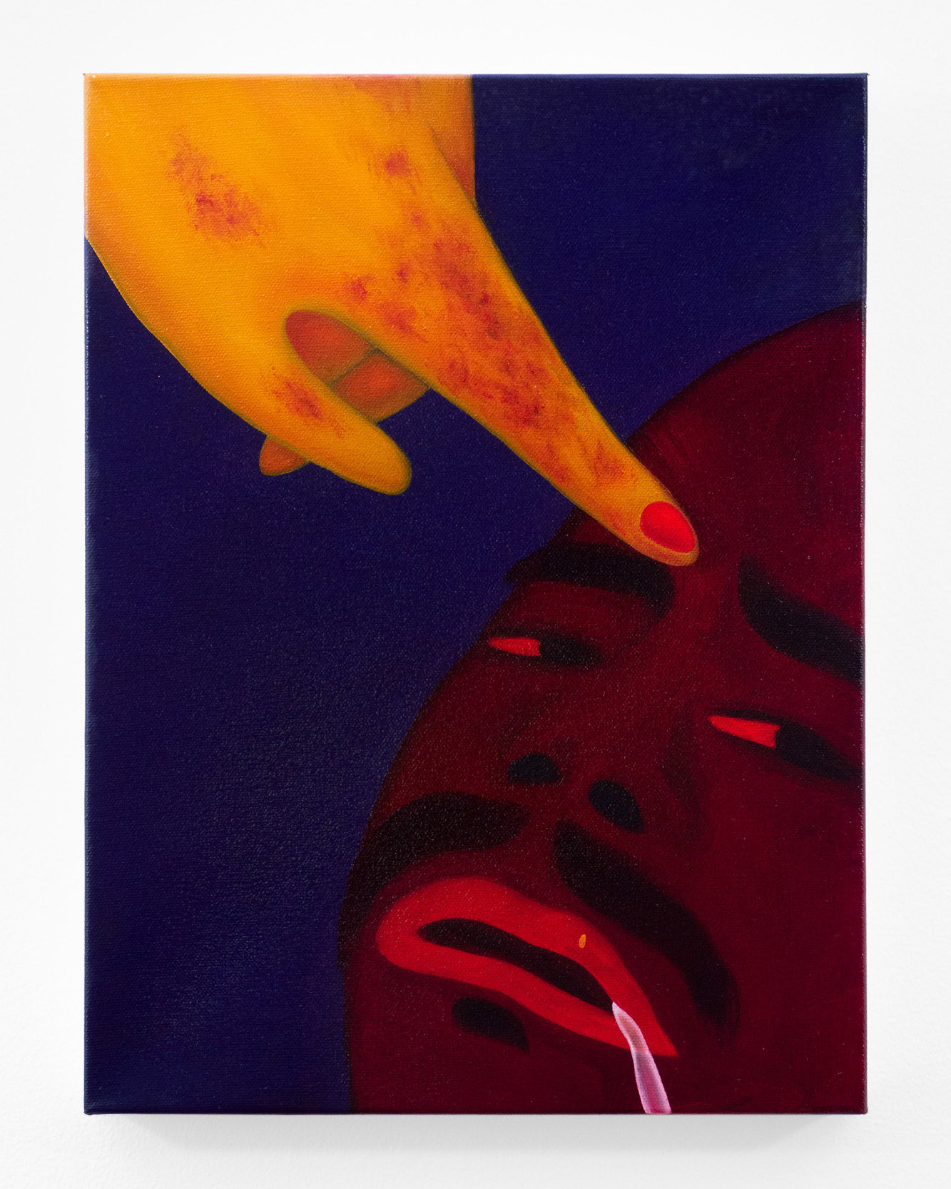 "I Don't Wanna Be With You Anymore", 2022, oil on canvas, 16x12 inches