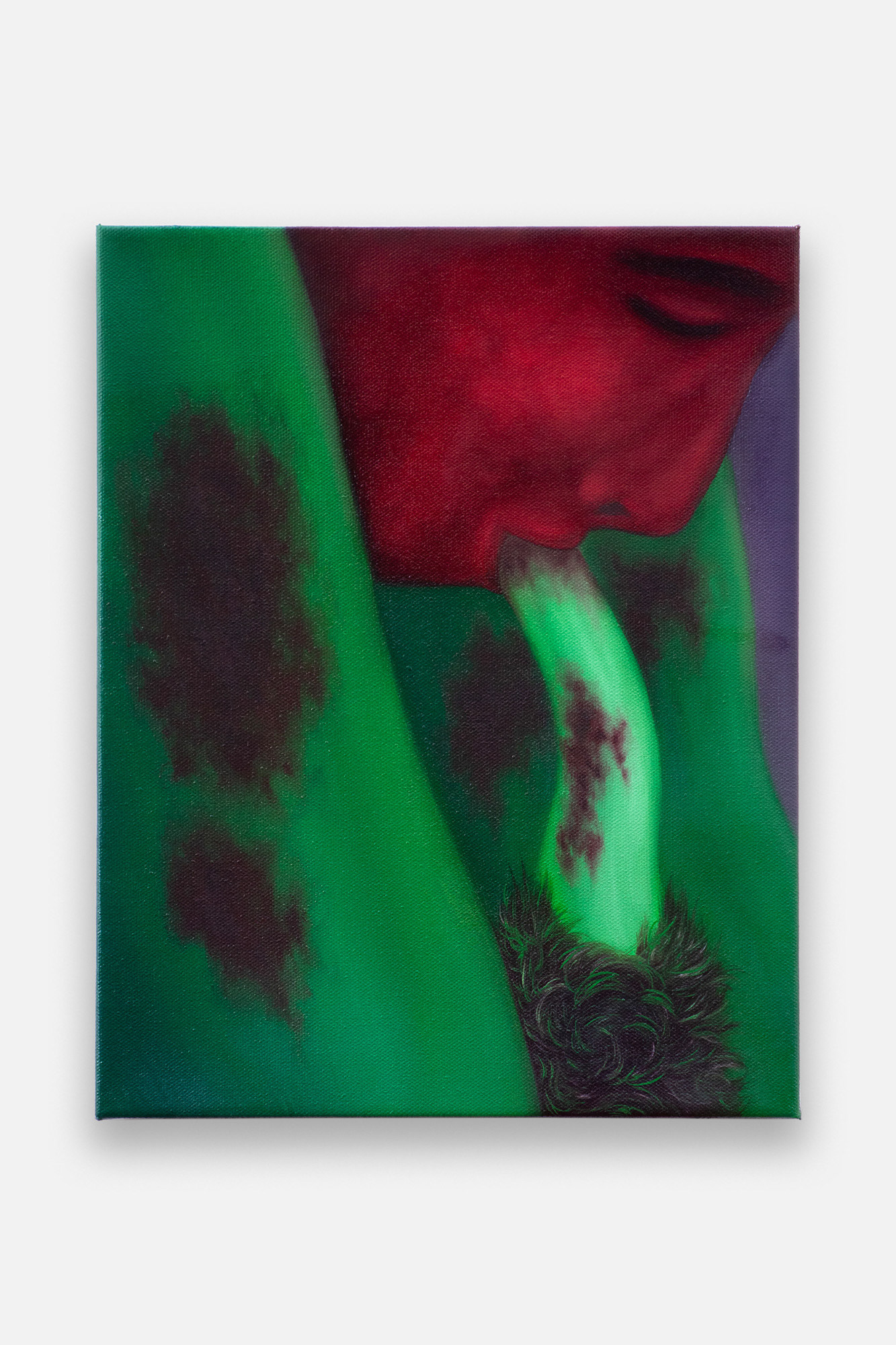 "You Make Me Soft and Alive", 2023, oil on canvas, 11x14 inches