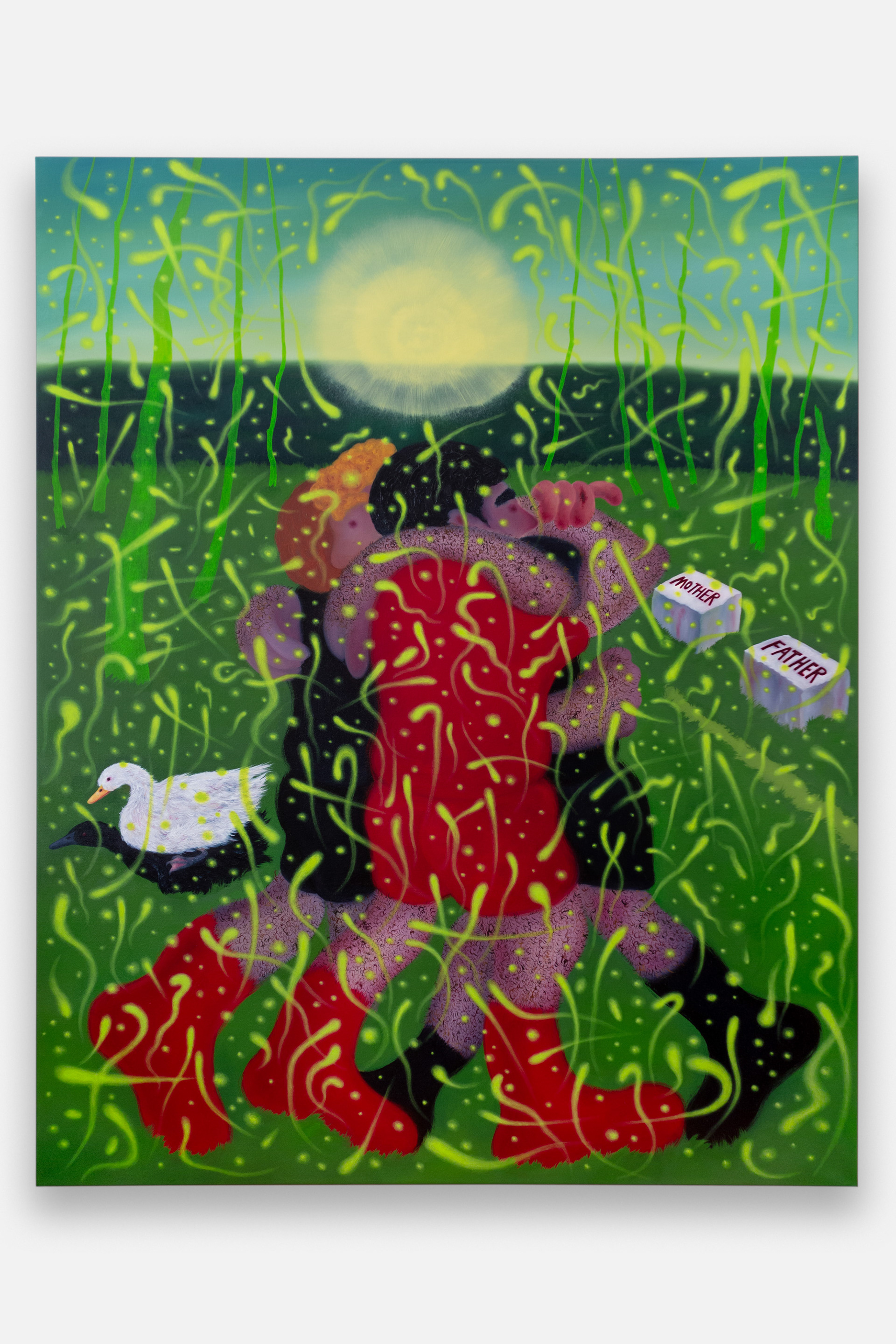 "The Long Goodbye", 2025, oil on canvas, 60x48 inches