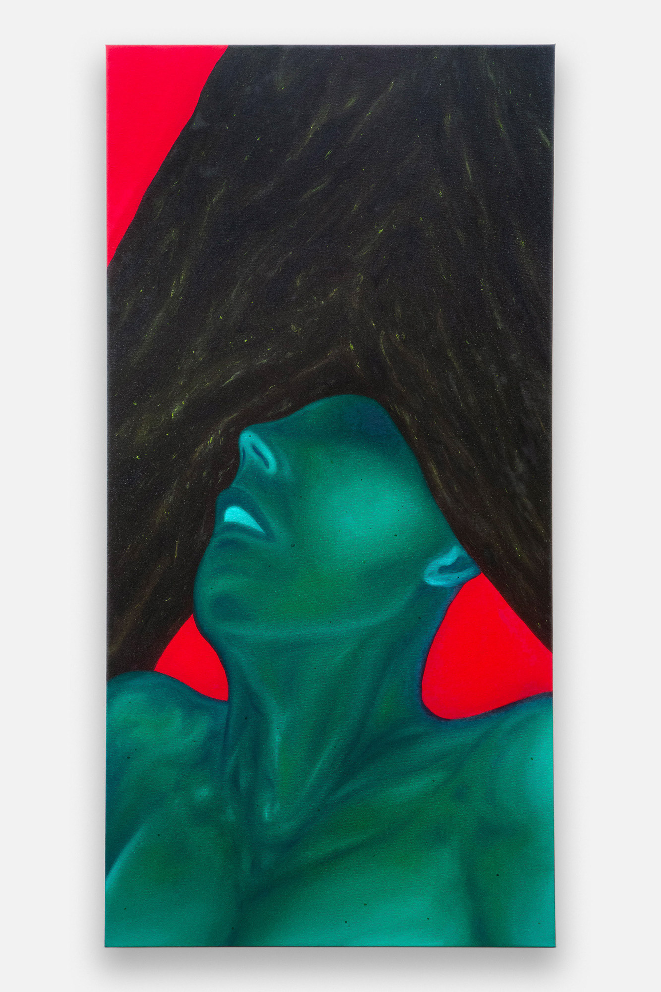 "After Life" I, 2023, oil on canvas, 24x48 inches
