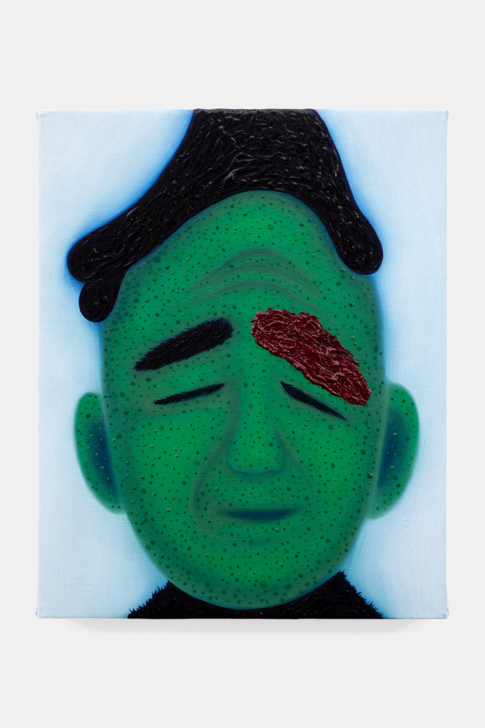 "The Poverty of Depression", 2025, oil on linen, 10x8 inches