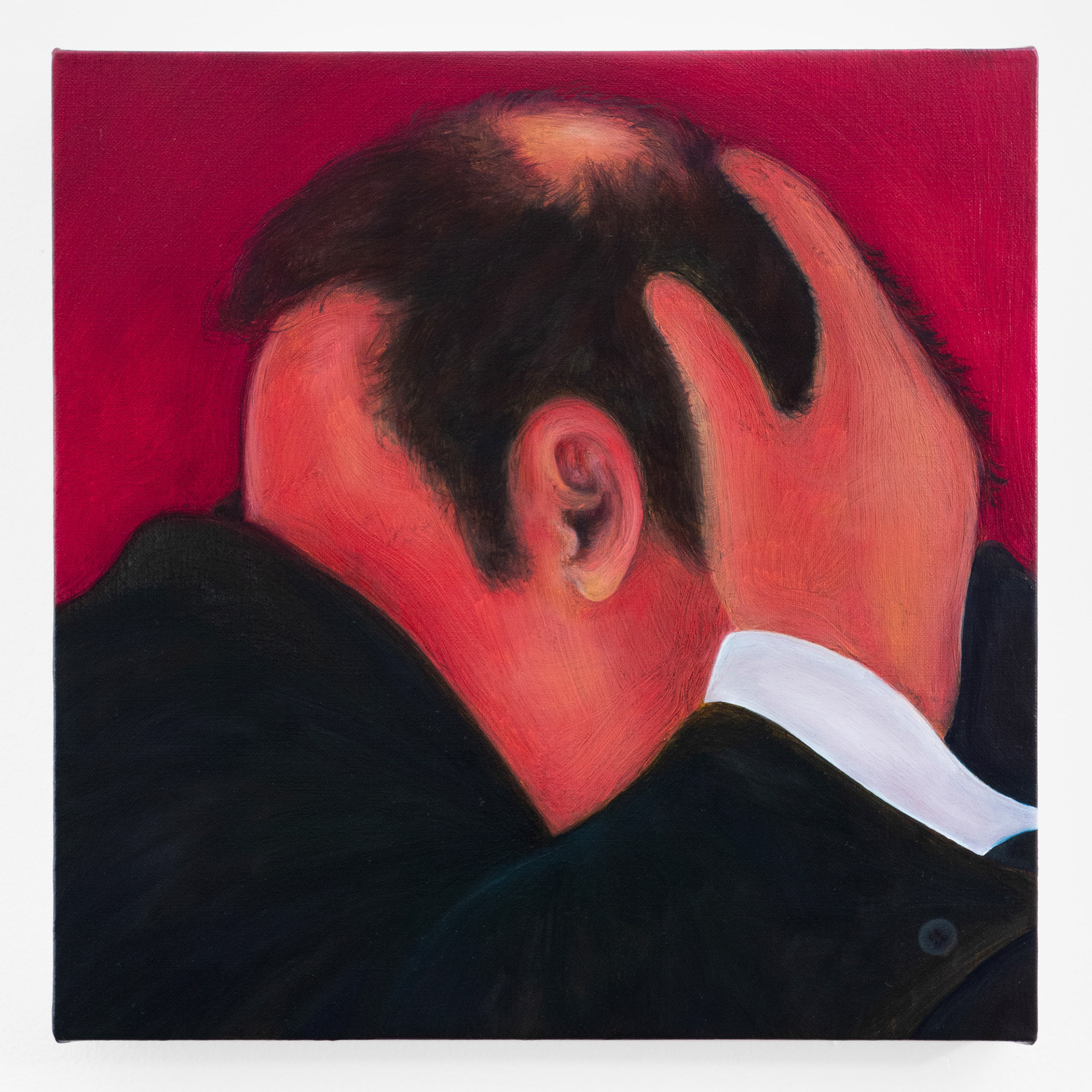 "Hard Times", 2023, oil on linen, 12x12 inches