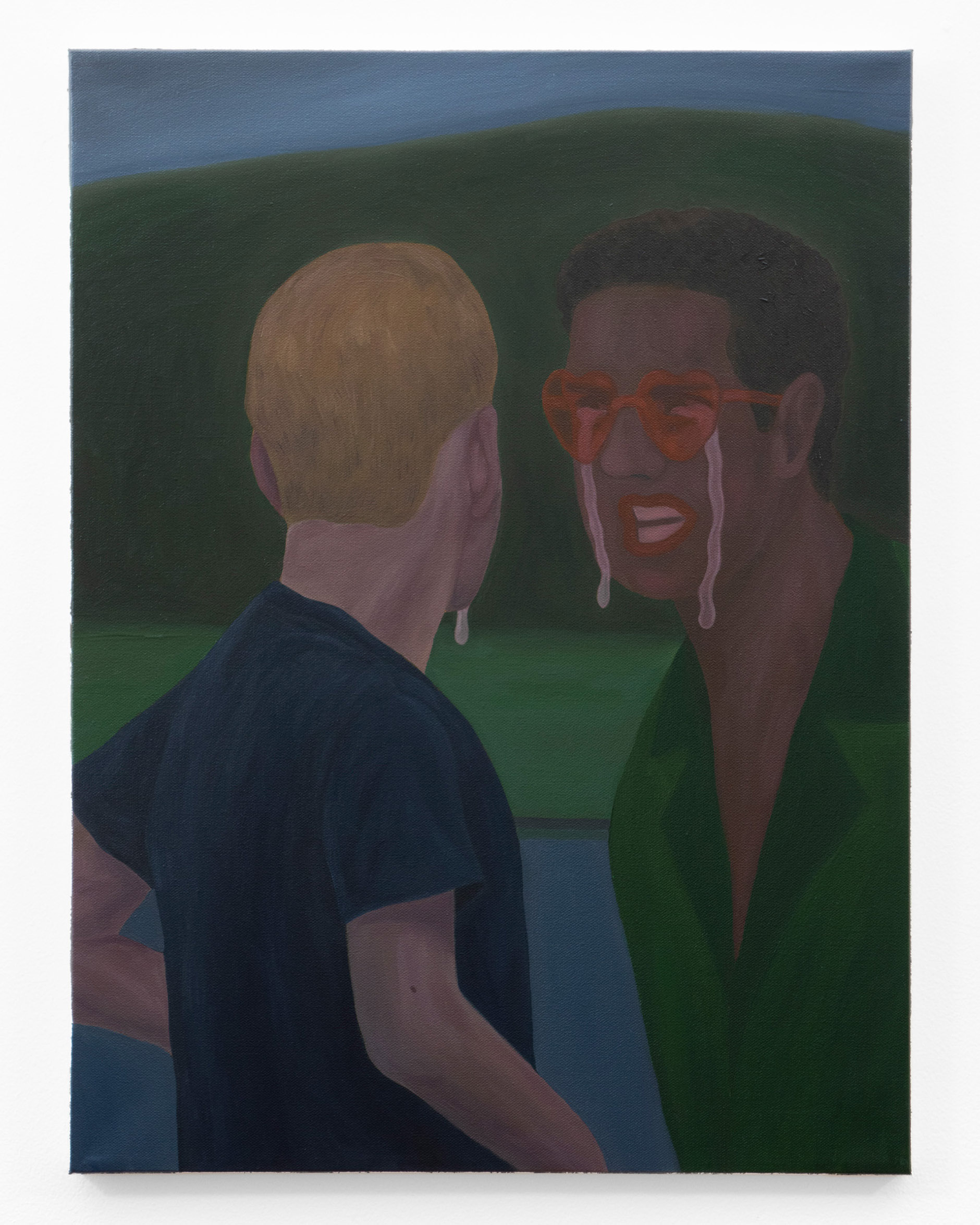 "Just Tell Me What to Do", 2021, oil on canvas, 24x18 inches