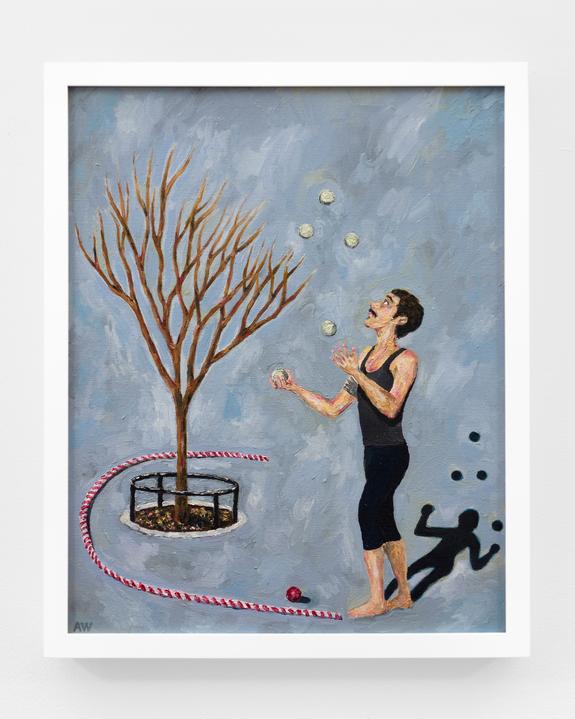 "Feels Like the First Time", 2018, oil on canvas, 20x16 inches