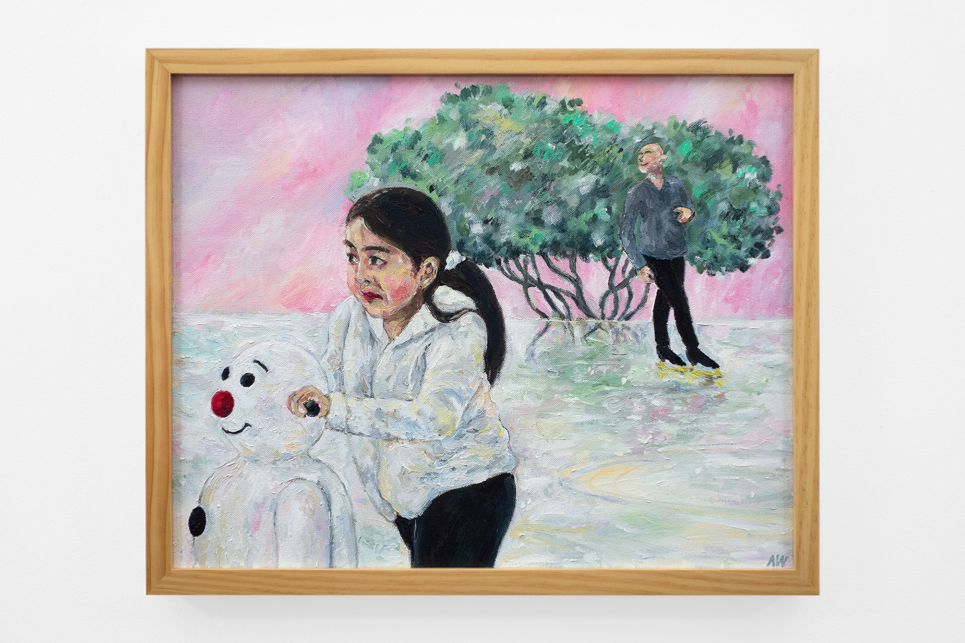 "Everyone's a Winner", 2018, oil on canvas, 16x20 inches