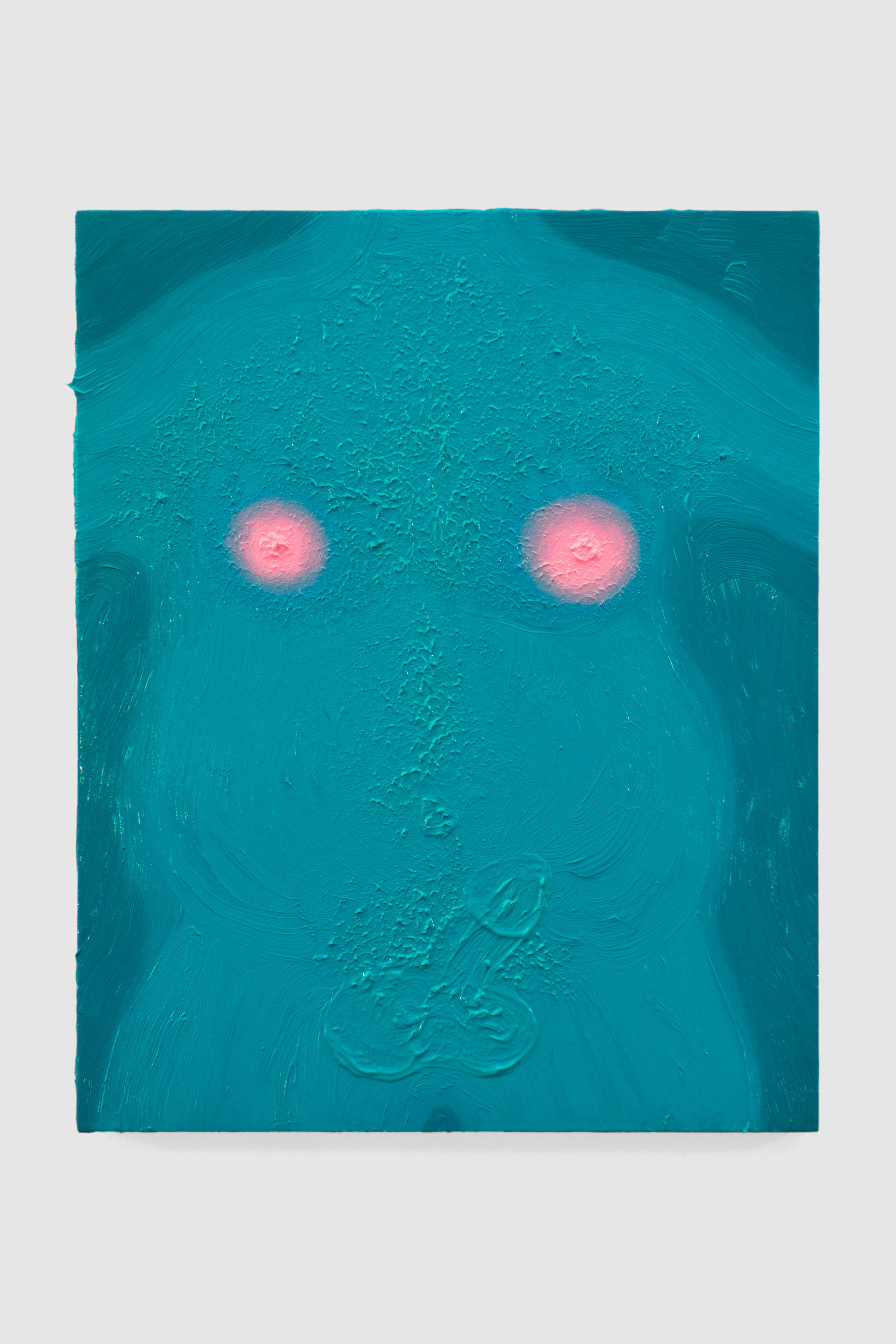 "Ideology without Ideology", 2025, oil on wood panel, 10x8 inches