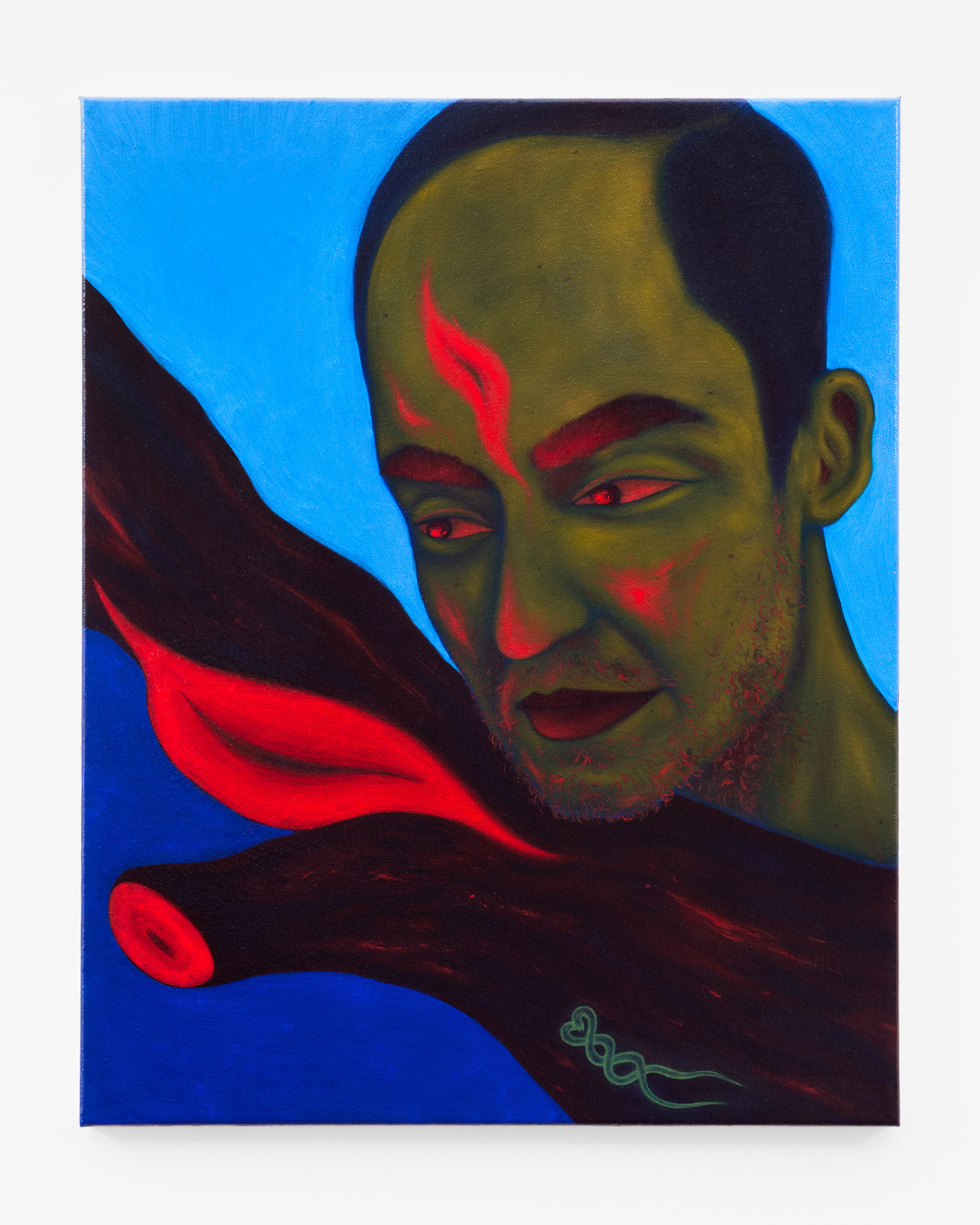 "Dendrophile", 2023, oil on canvas, 20x16 inches