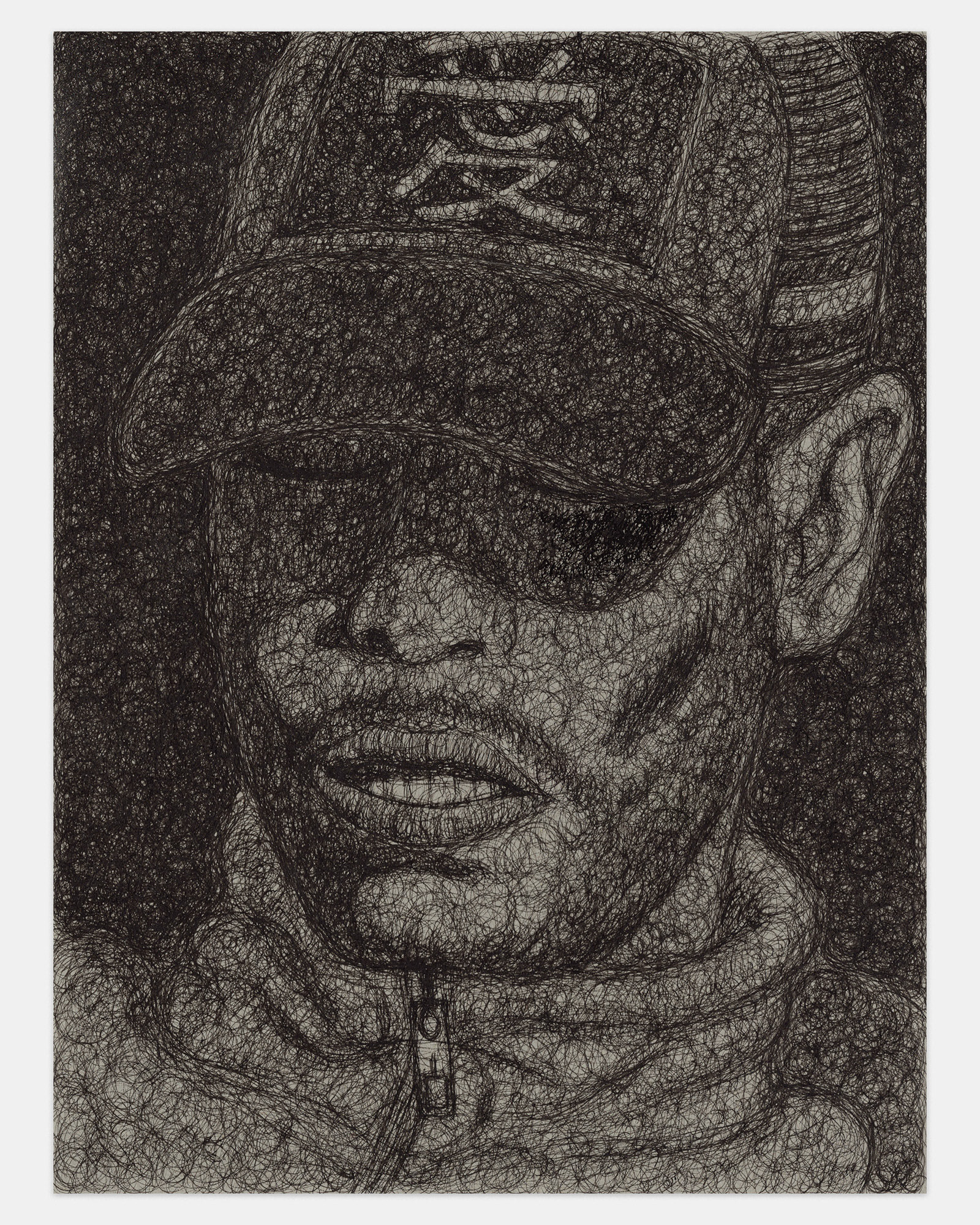 "There’s Another Battle Ahead", 2022, ink on paper, 12x9 inches
