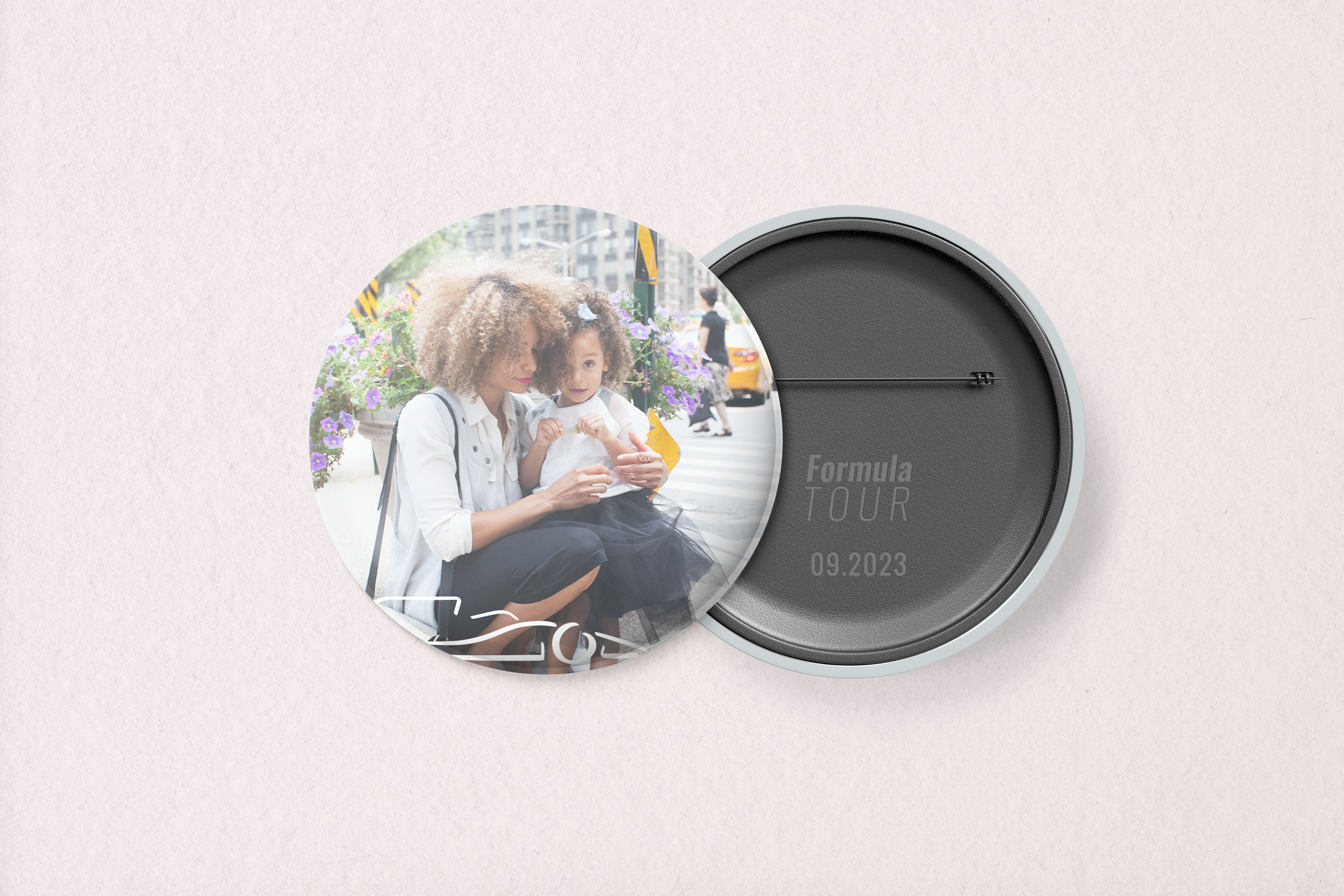 Badge personnalisable