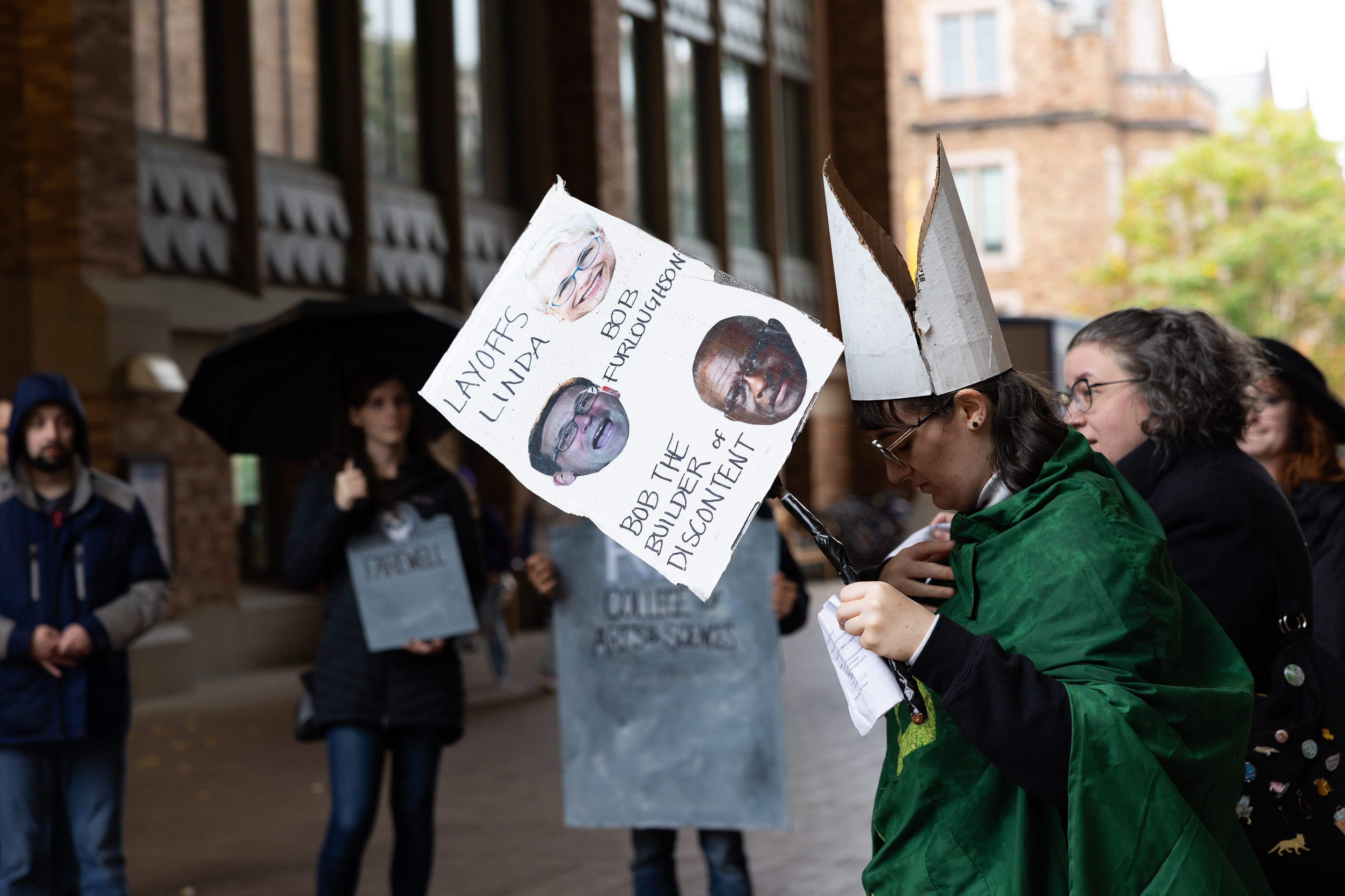 10/24/25 College of Arts & Sciences "memoriam" rally