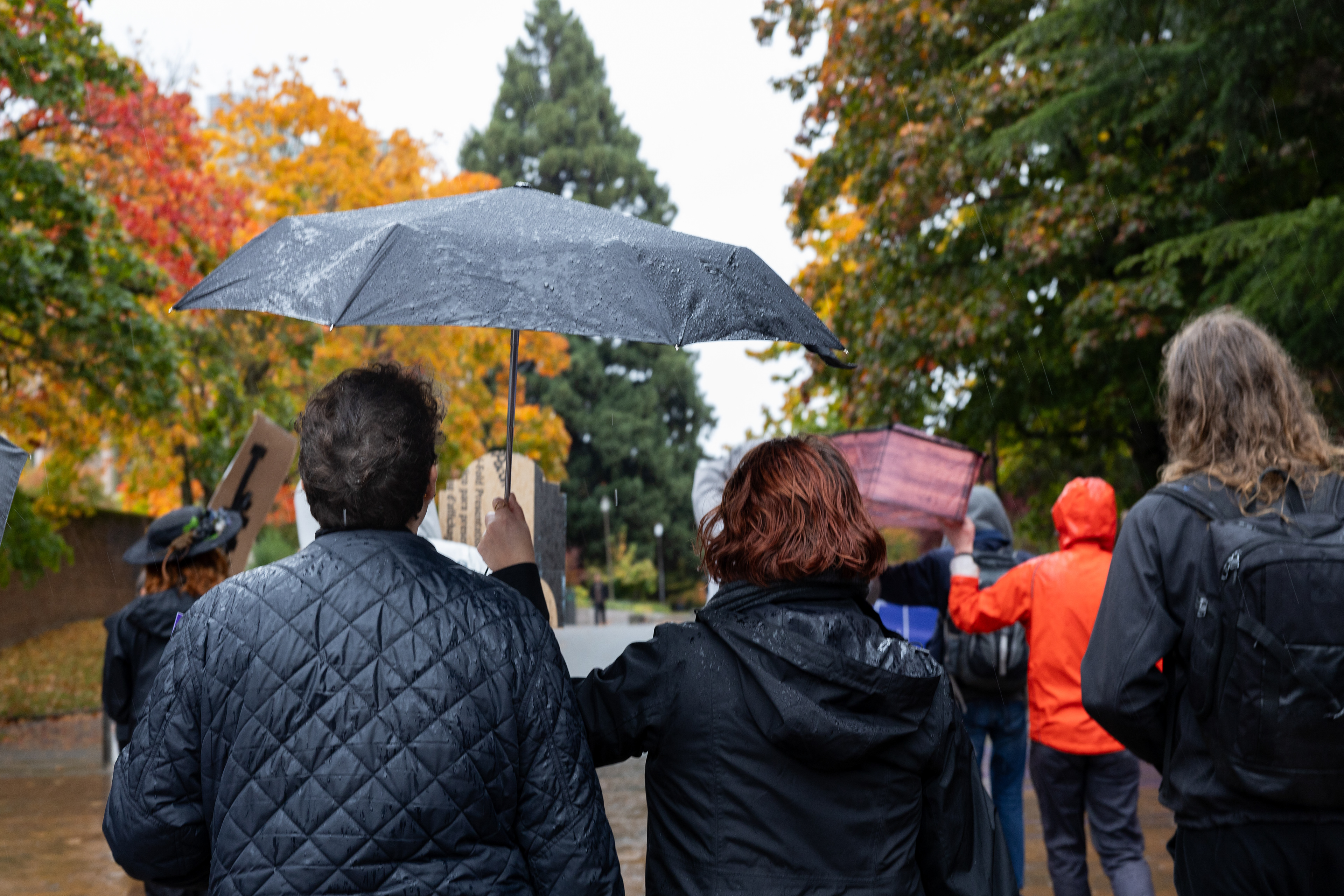 10/24/25 College of Arts & Sciences "memoriam" rally
