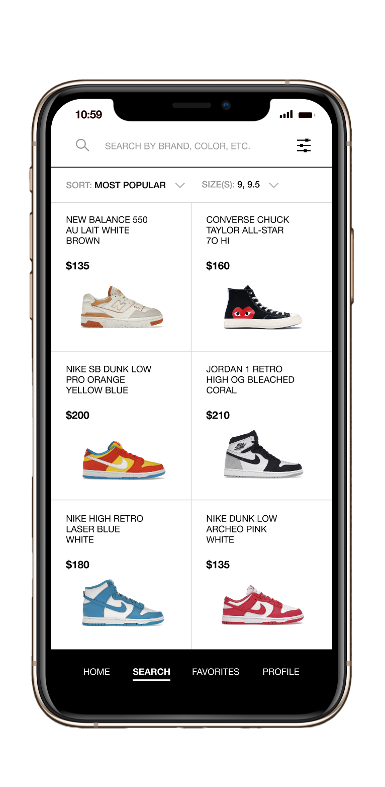 Filtered Listing