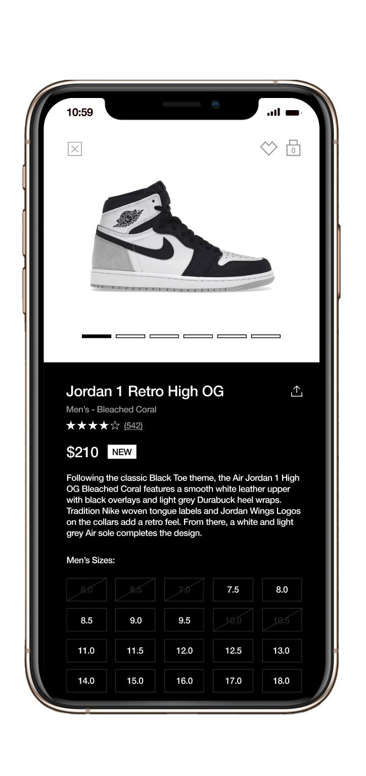 Shoe Info