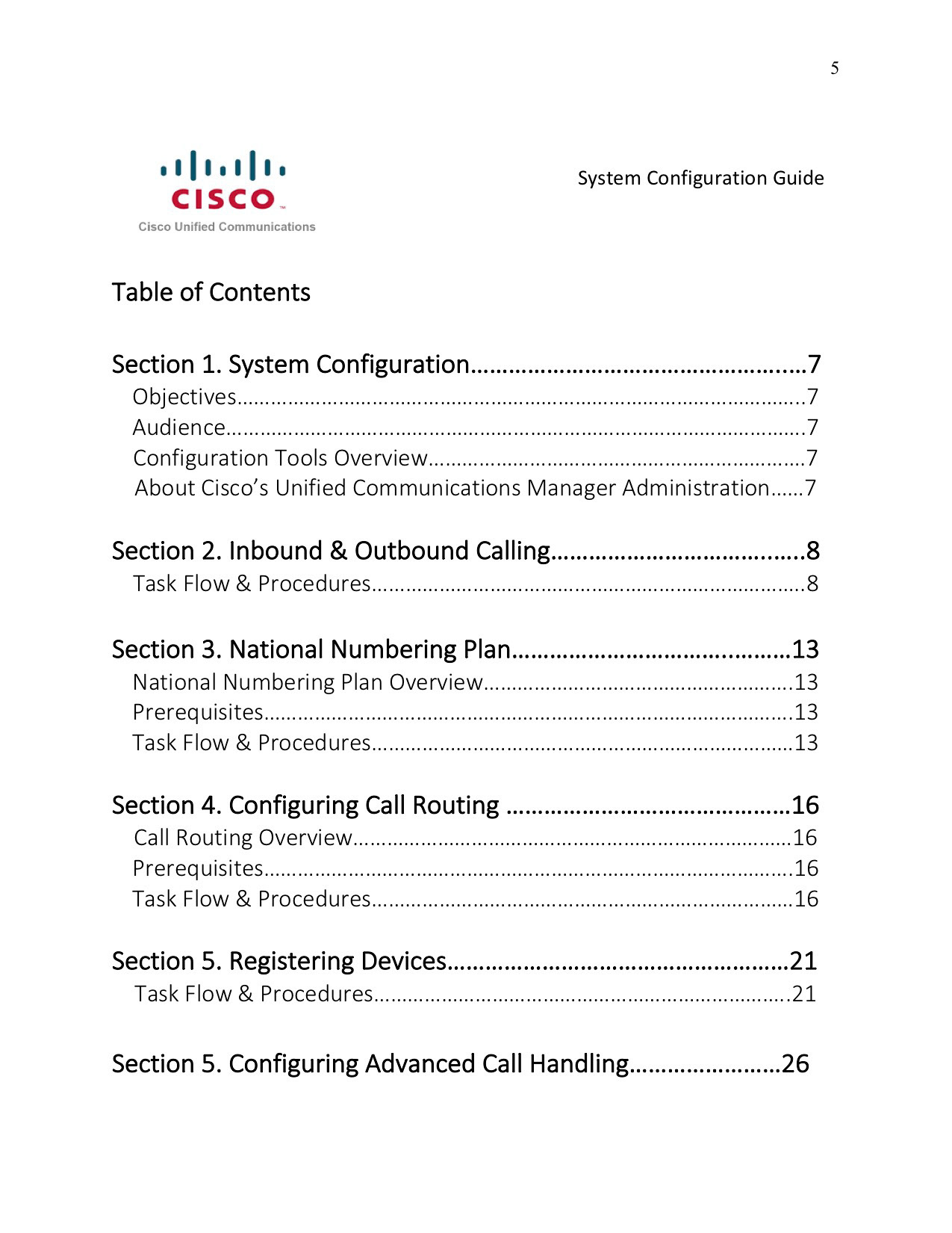 System Configuration Guide