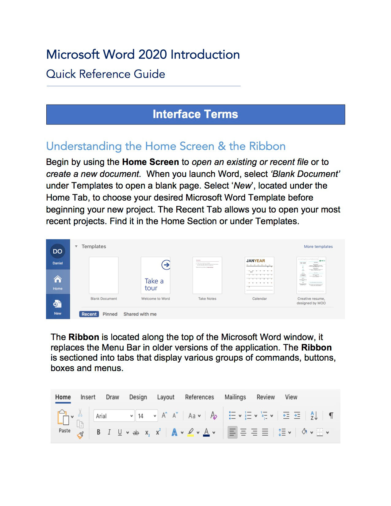 Quick Reference Guide