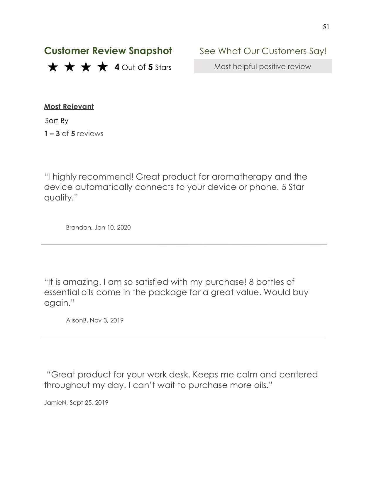 Customer Reviews
