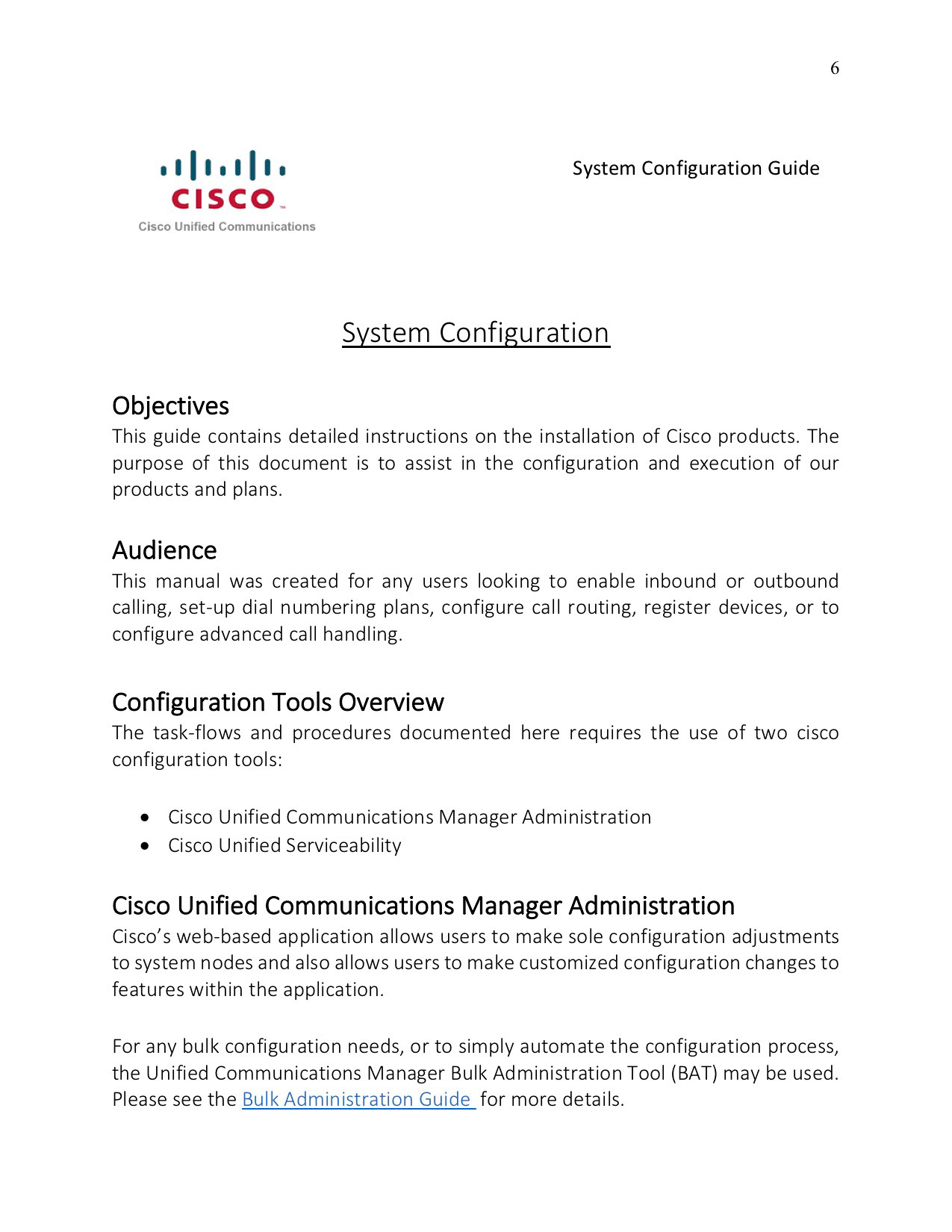 System Configuration Guide