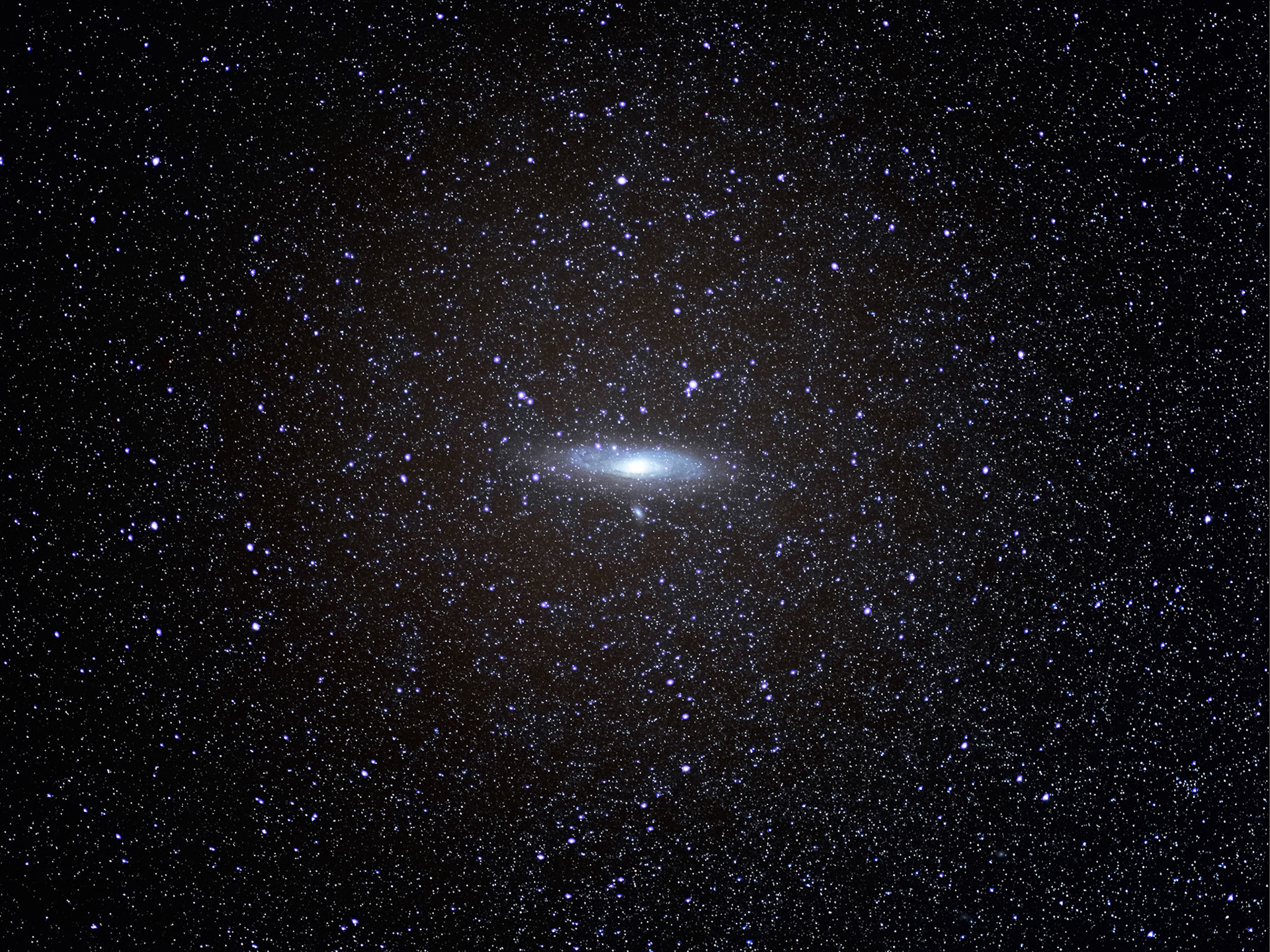 The Andromeda Galaxy, captured a few minutes south of Moab
