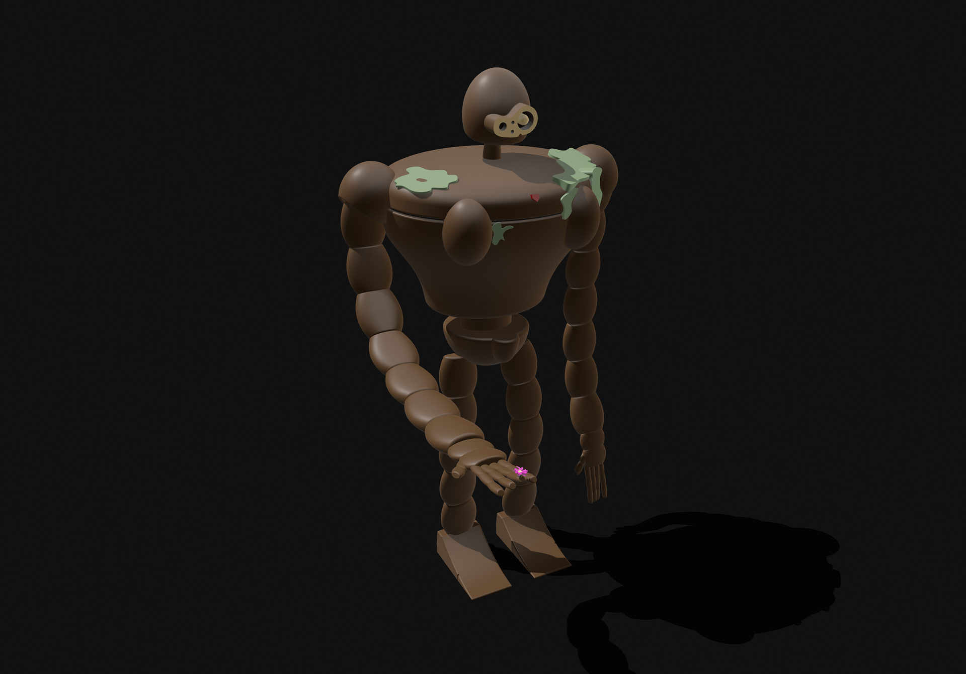 Laputa Robot. Made in Shapr3d. Inspired by Castle in the Sky. Mar 2023.