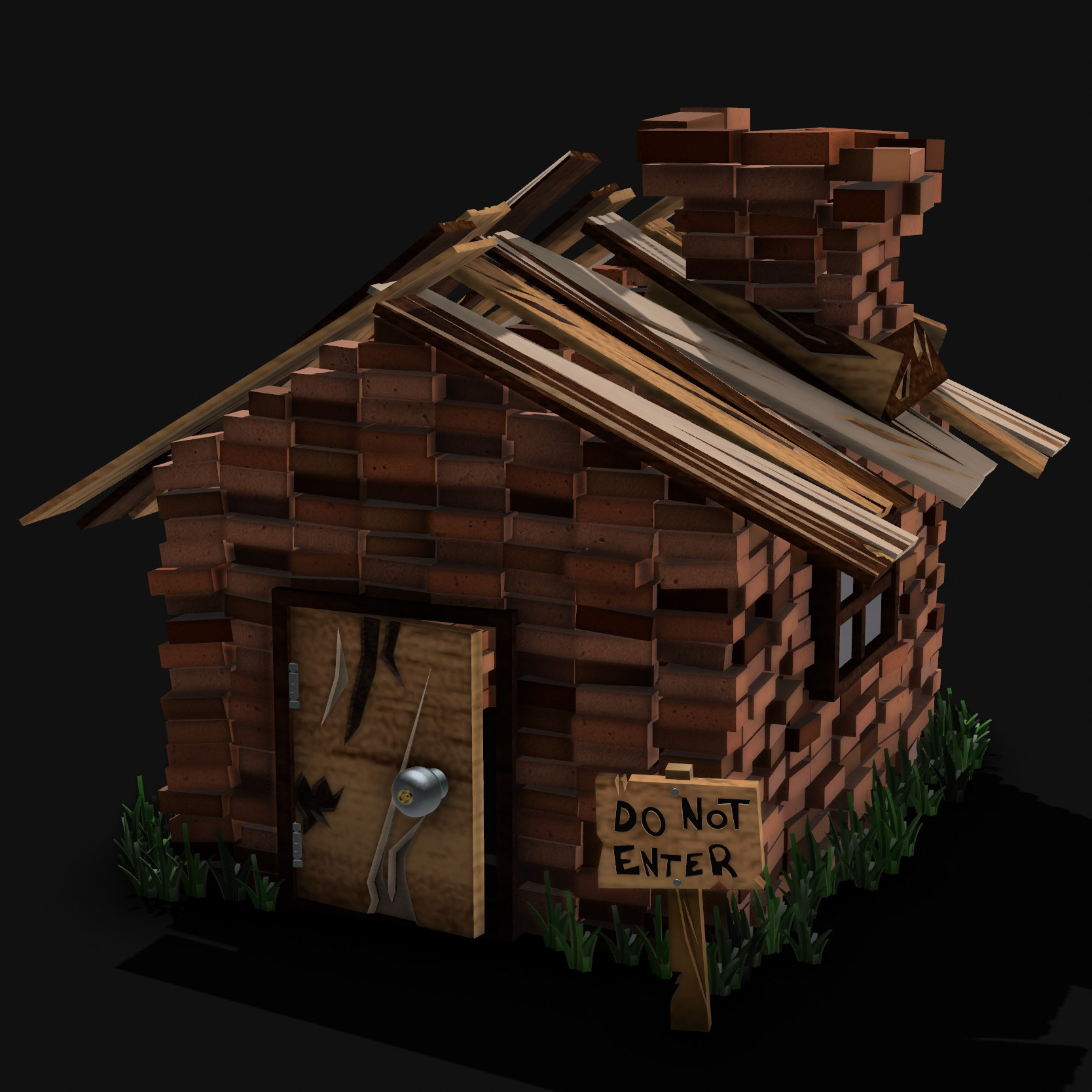 Abandoned House. Made in Shapr3d. Feb 2023.