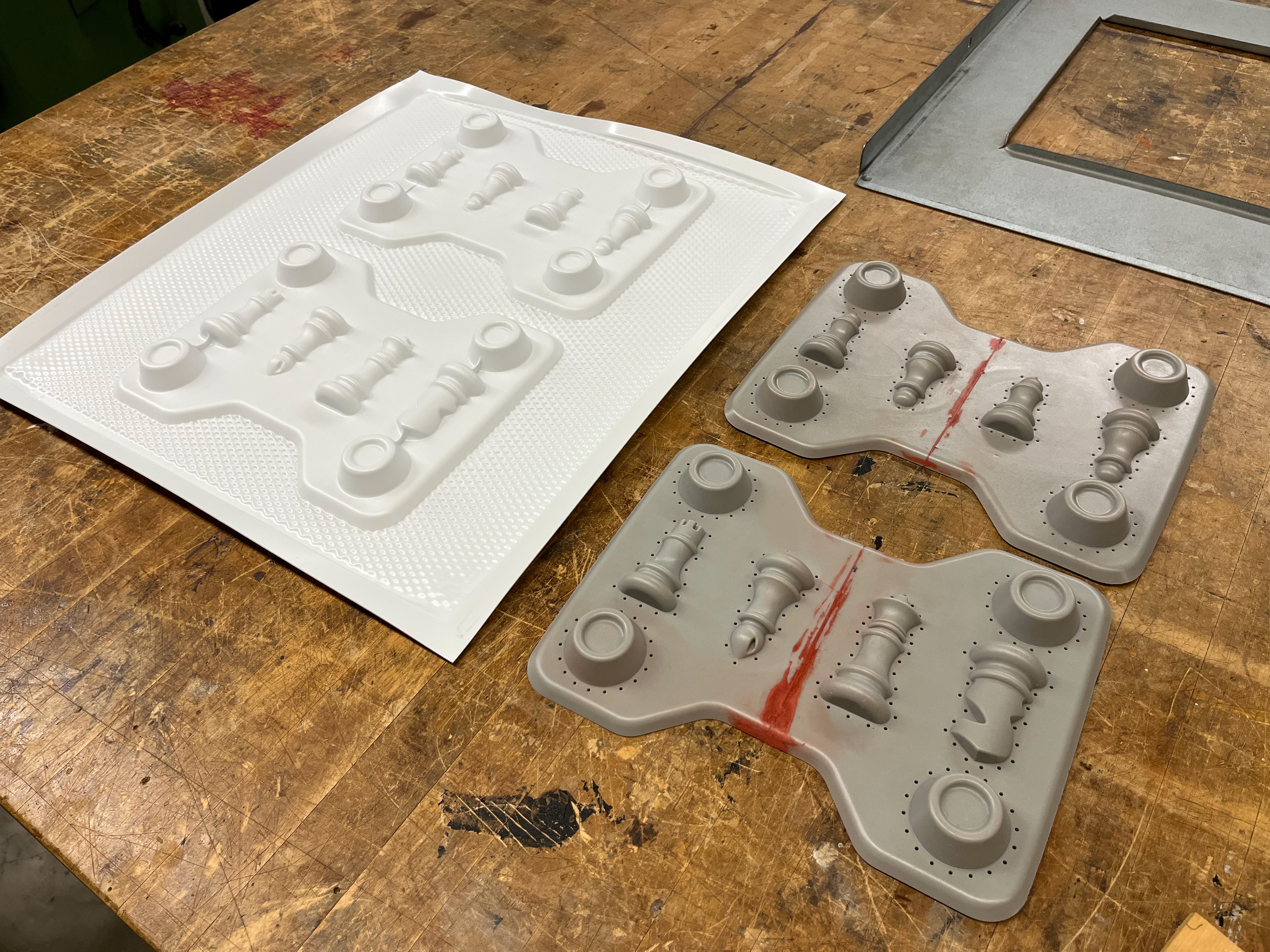 Resin Printed Mold and Vacuum Formed copy. Mar 2024.