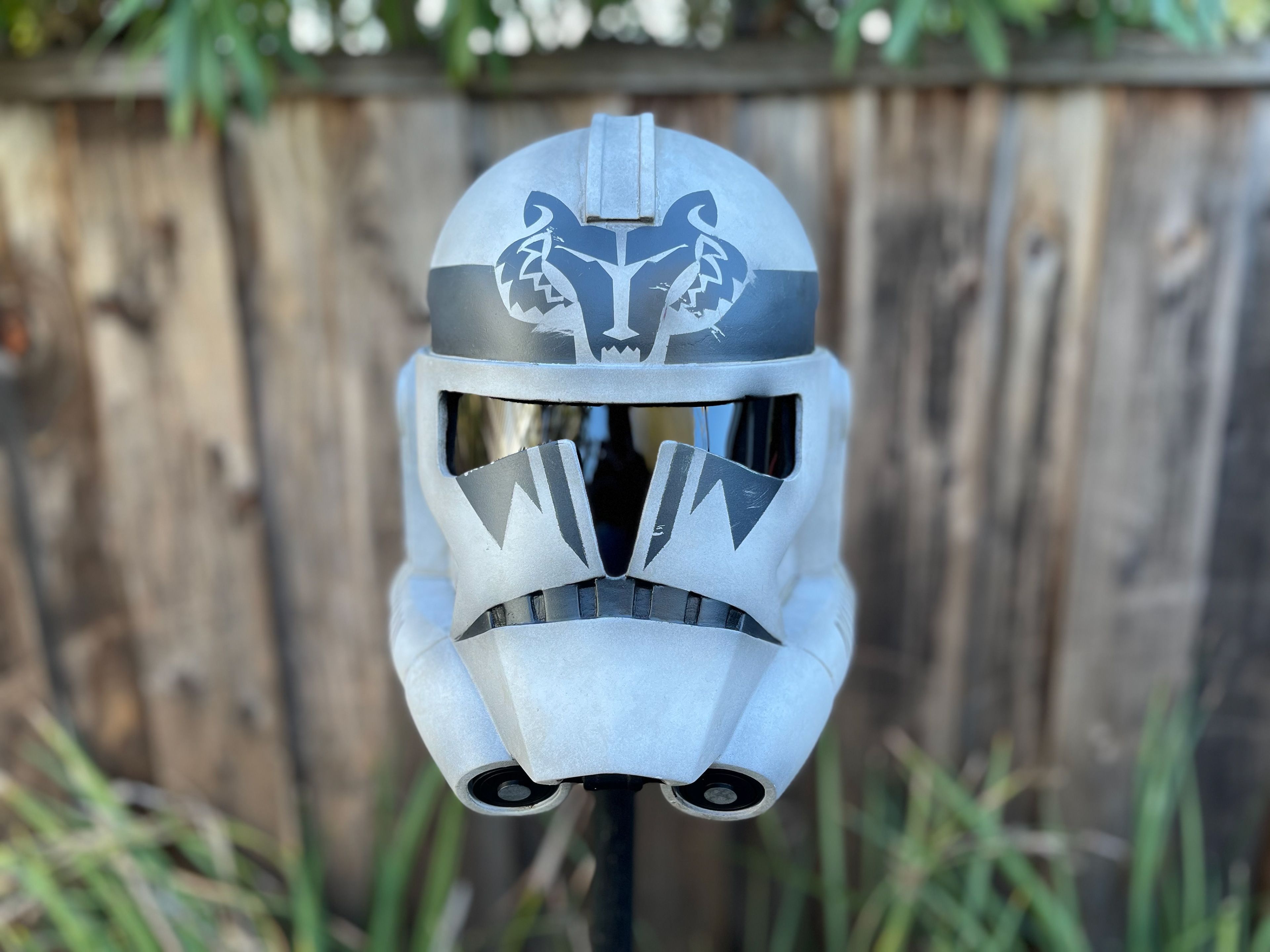 Resin cast Clone Trooper helmet (Boost). Dec 2023.
