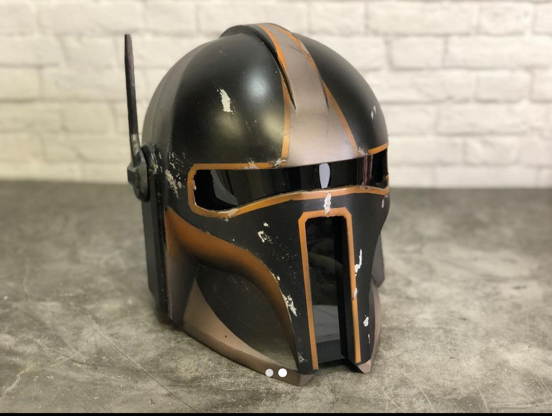 3D Printed Commandalorian helmet. Mar 2021.