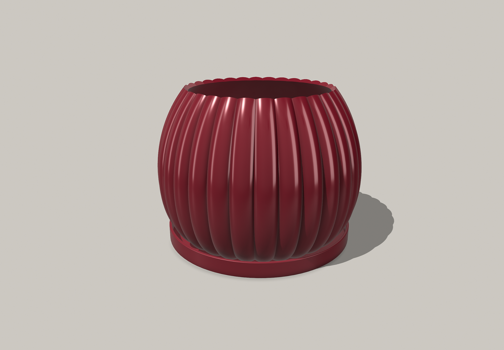 Planter pot concept. Made in Shapr3d. Apr 2024.