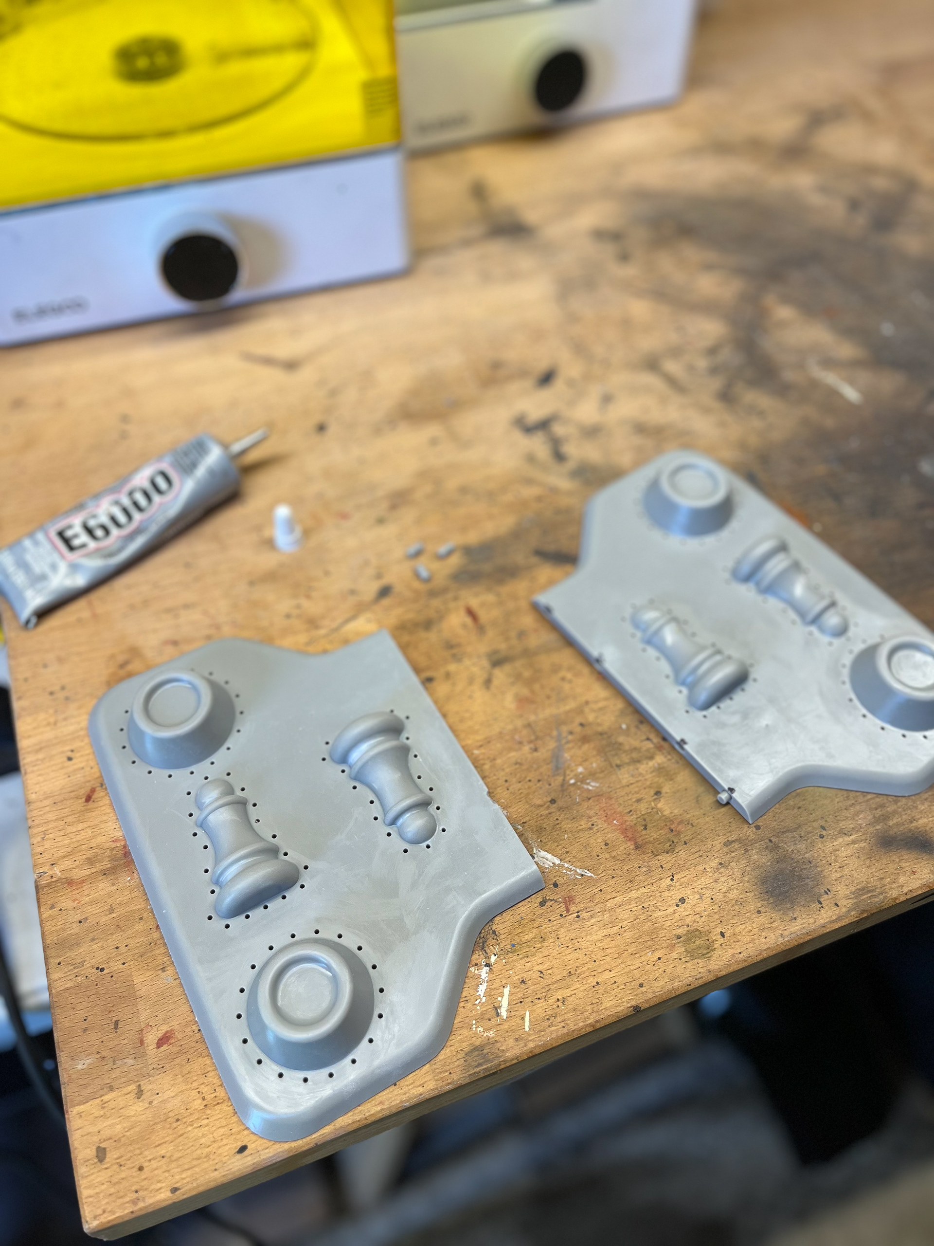 Assembling Resin Printed Mold. Mar 2024.