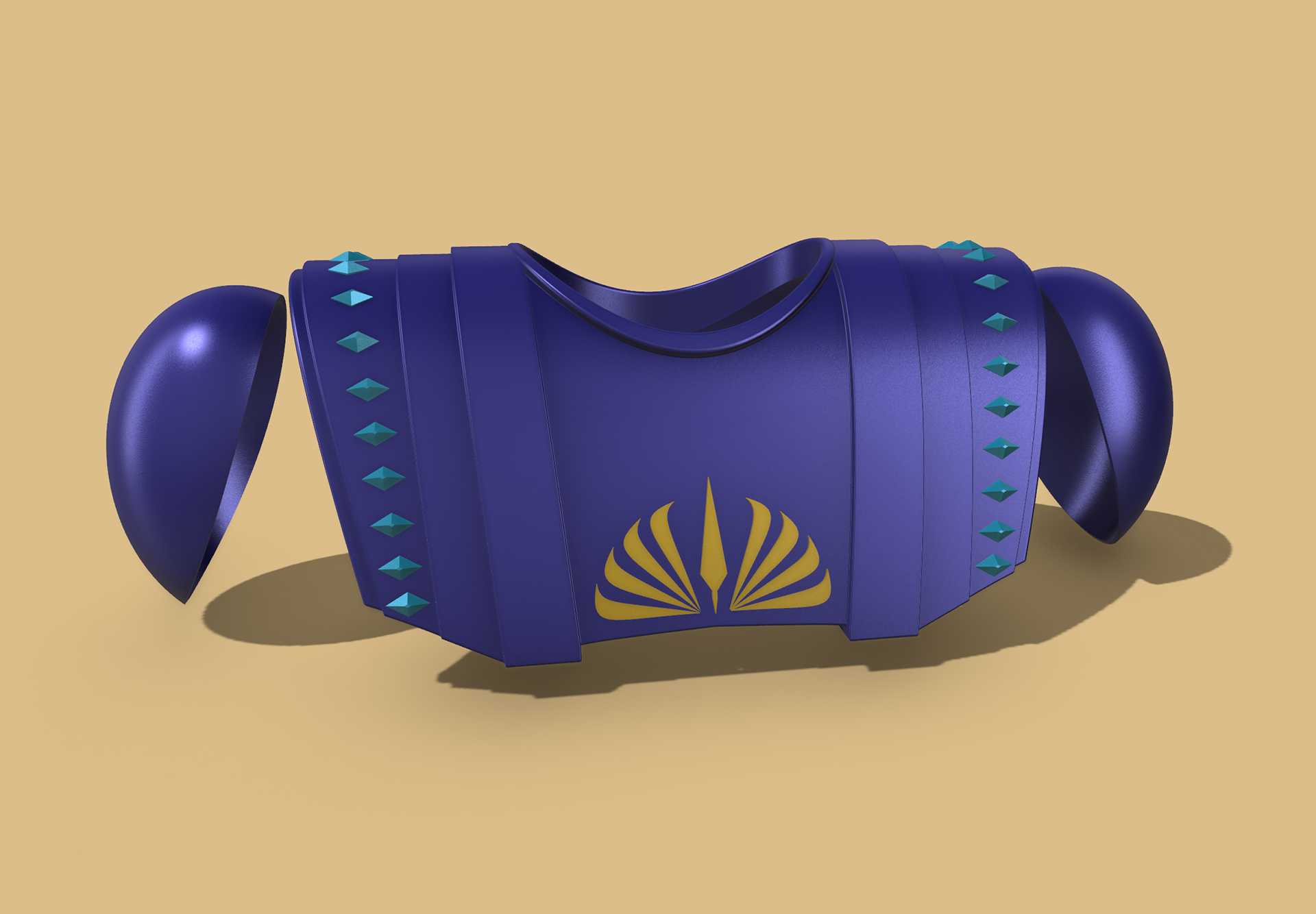 Custom Jedi Armor. Made in Shapr3d. Mar 2024.