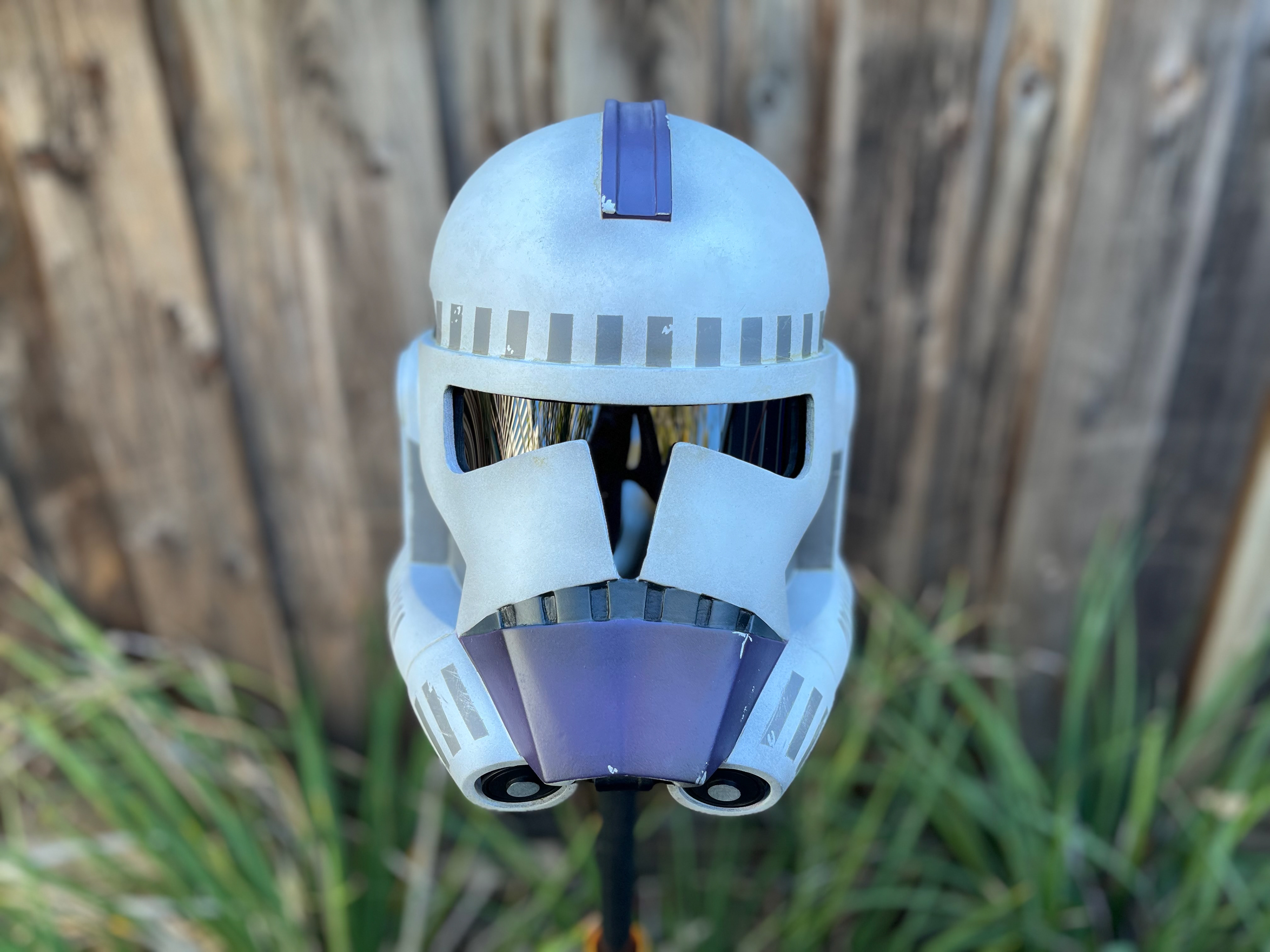 Resin cast Clone Trooper helmet (187th). Dec 2023.