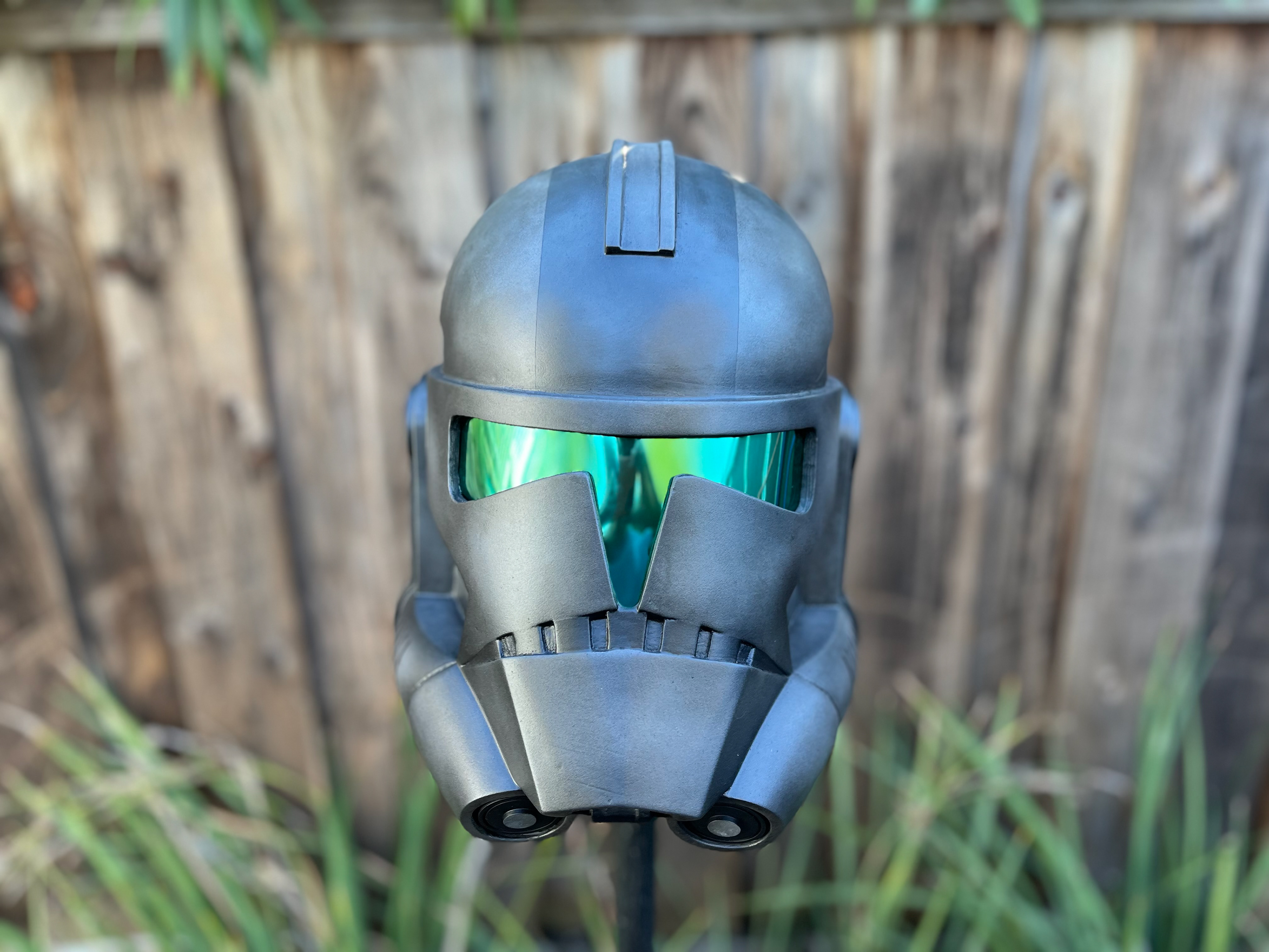 Resin cast Clone Trooper helmet (Elite Squad). Dec 2023.