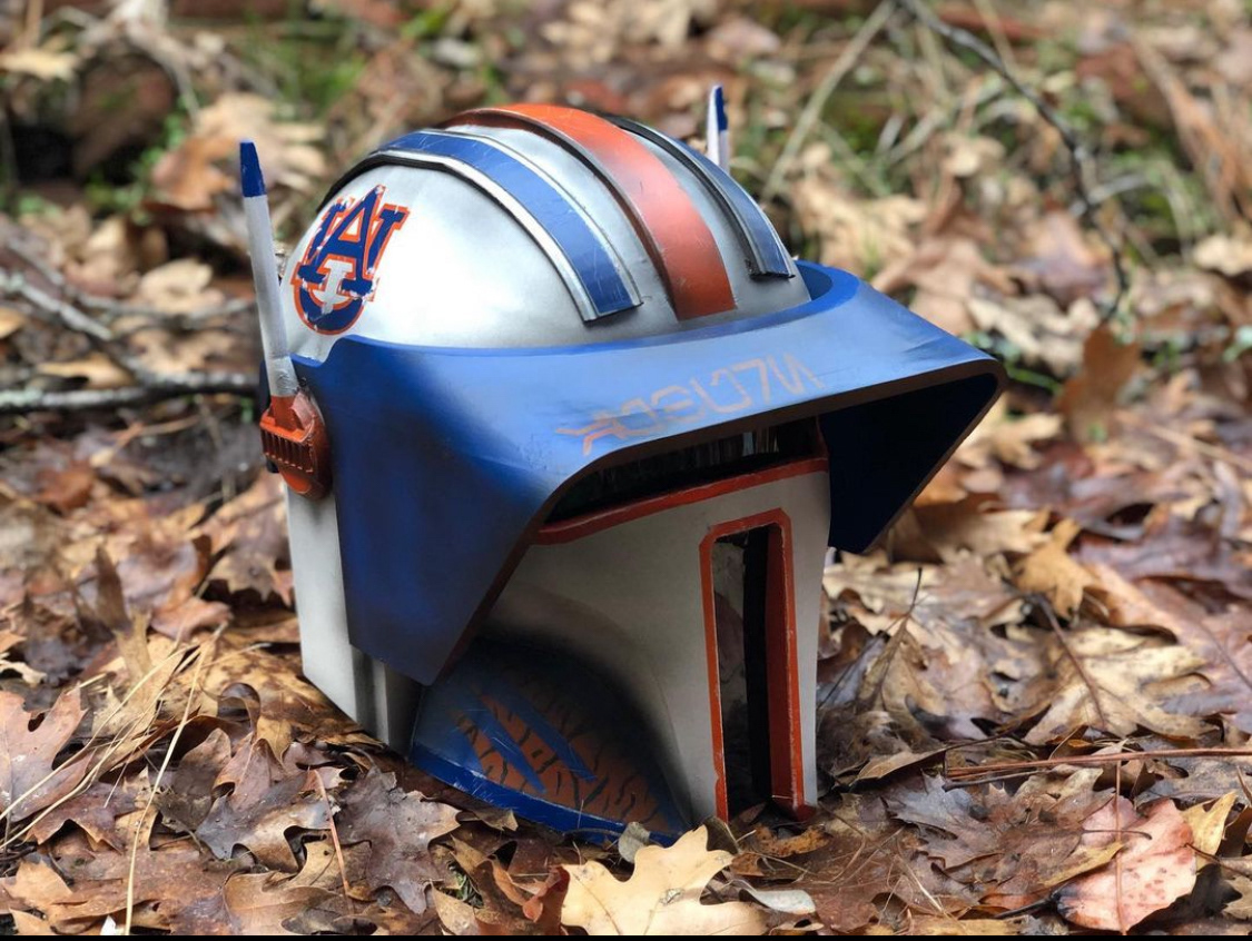 3D Printed Commandalorian helmet. Jan 2021.