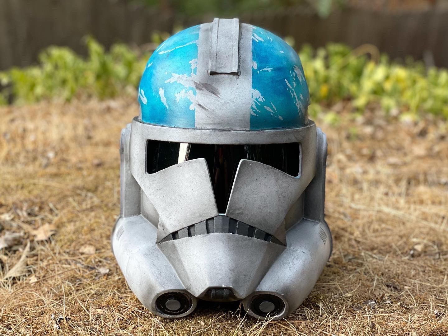 3D Printed Clone Trooper helmet (Howzer). Digital files from Folky Patrol. Jun 2021.