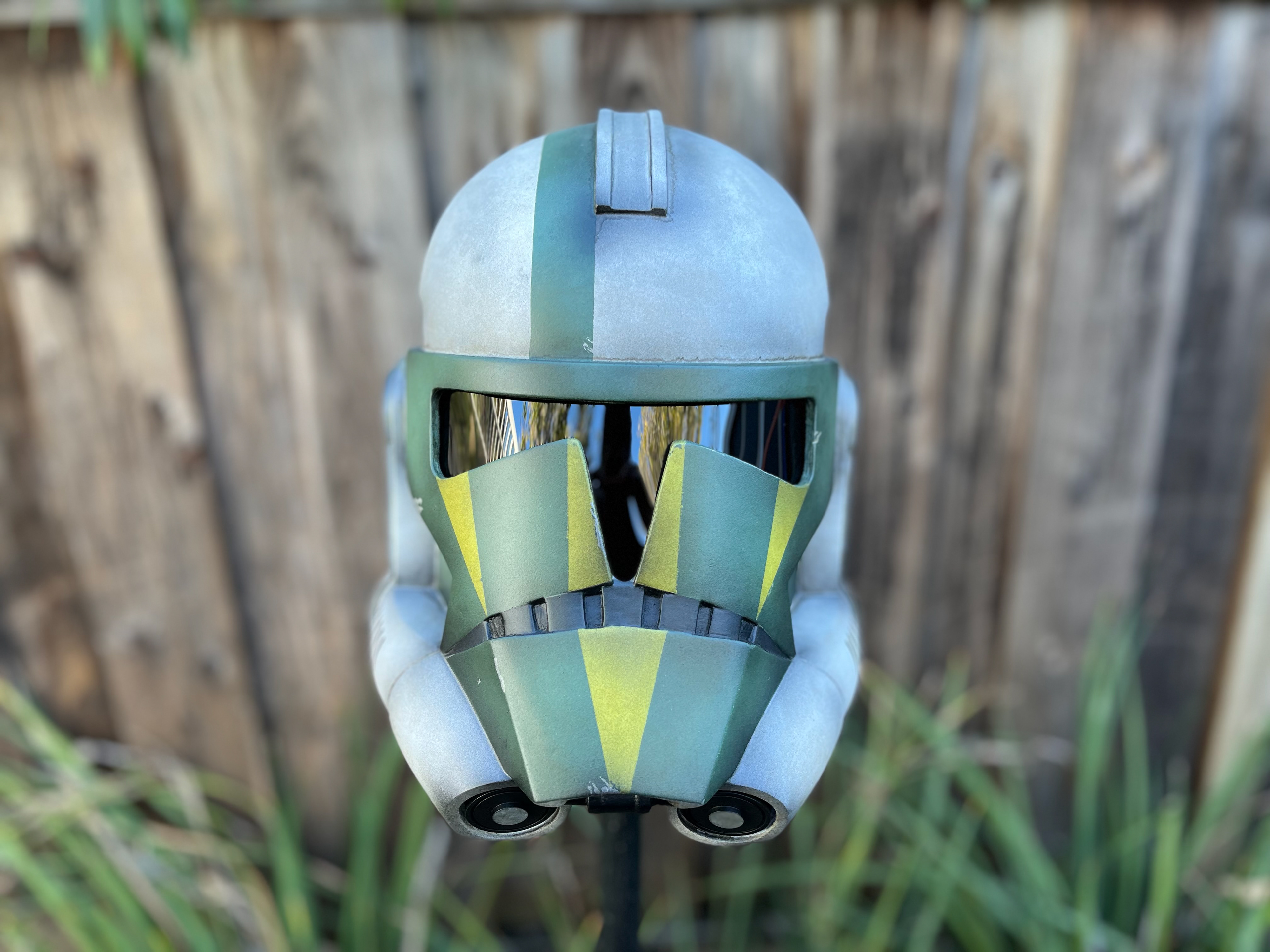 Resin cast Clone Trooper helmet (Doom Grunt). Dec 2023.