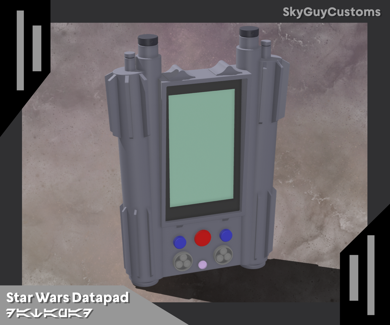 Datapad. Made in Shapr3d. April 2023.