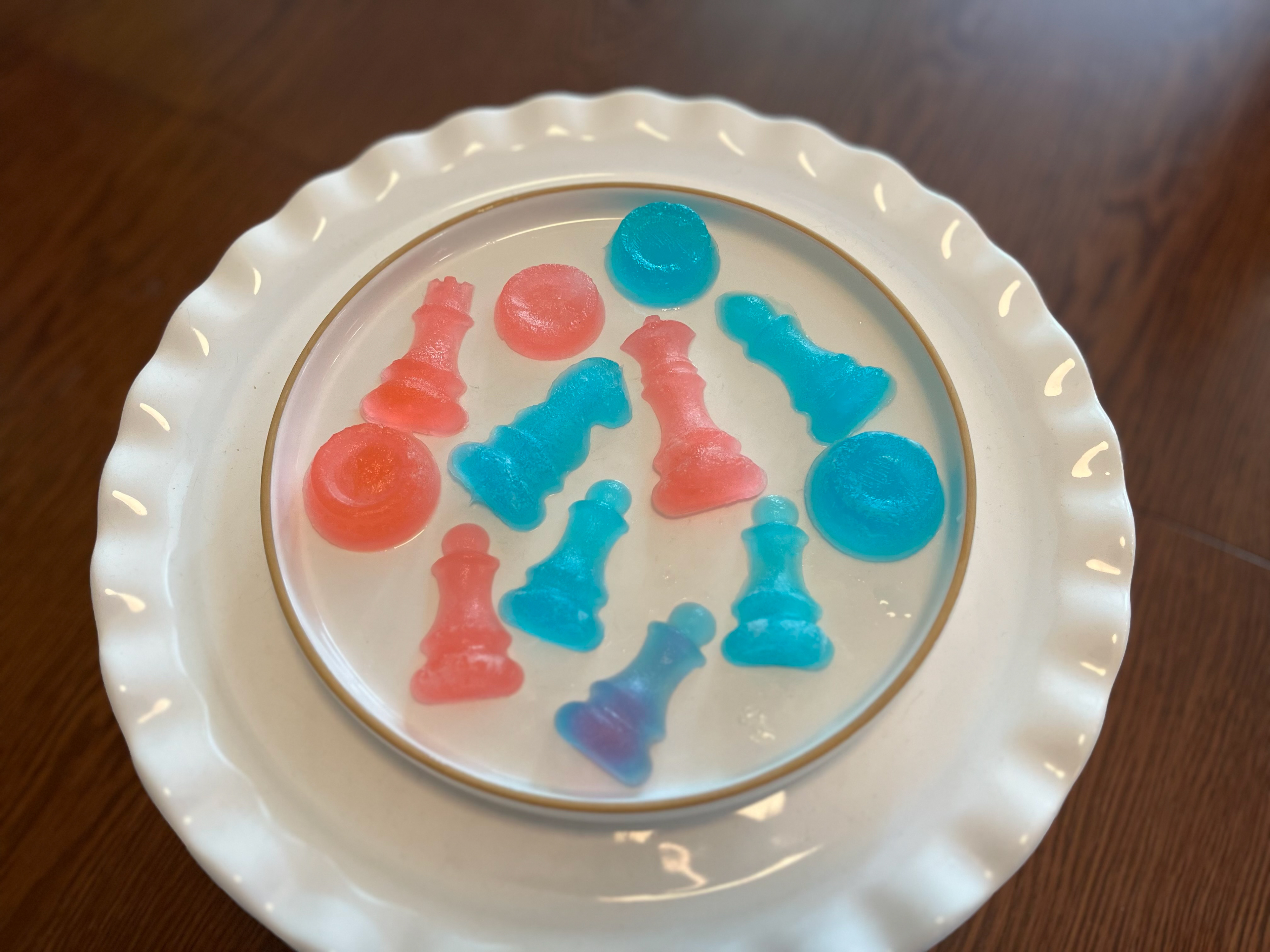 First Molded Jell-O Pieces. Mar 2024.