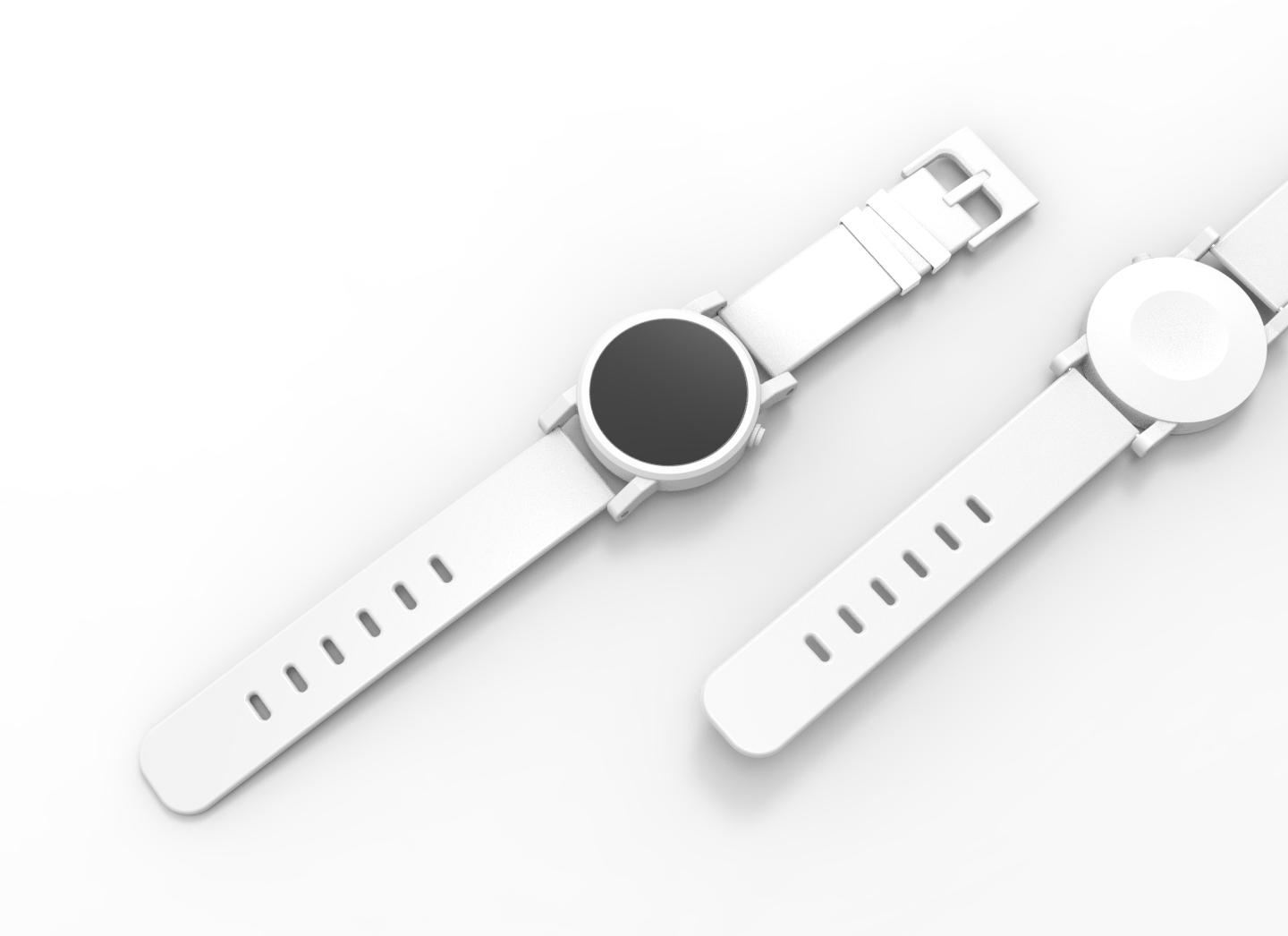 Watch concept. Made in Shapr3d. Rendered in Keyshot. May 2024.