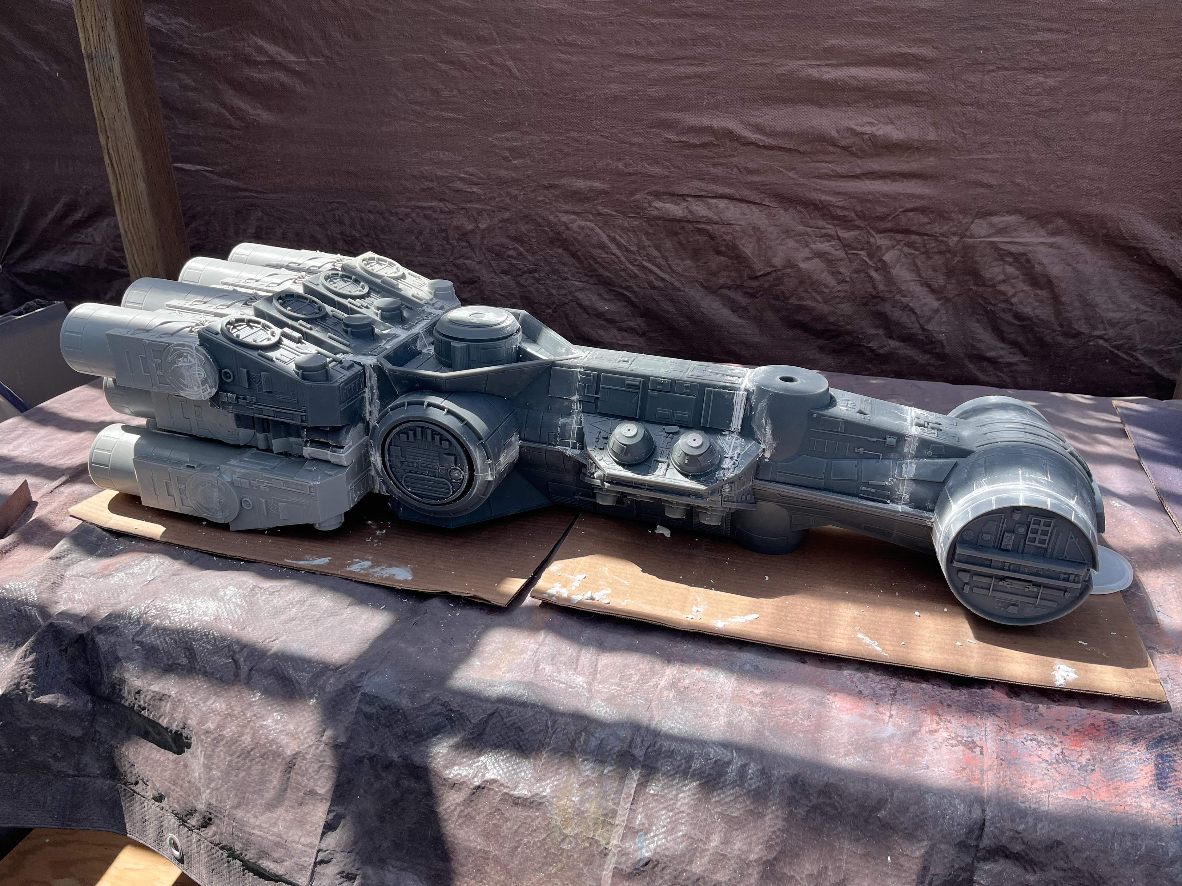 Progress Shot: Assembled Resin Prints.