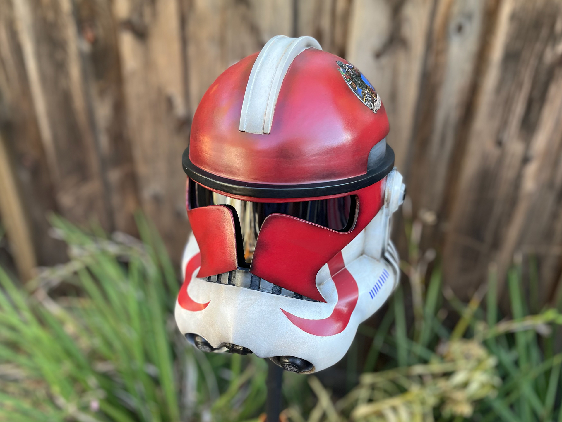 3D printed custom realistic Clone Trooper helmet. Aug 2024.