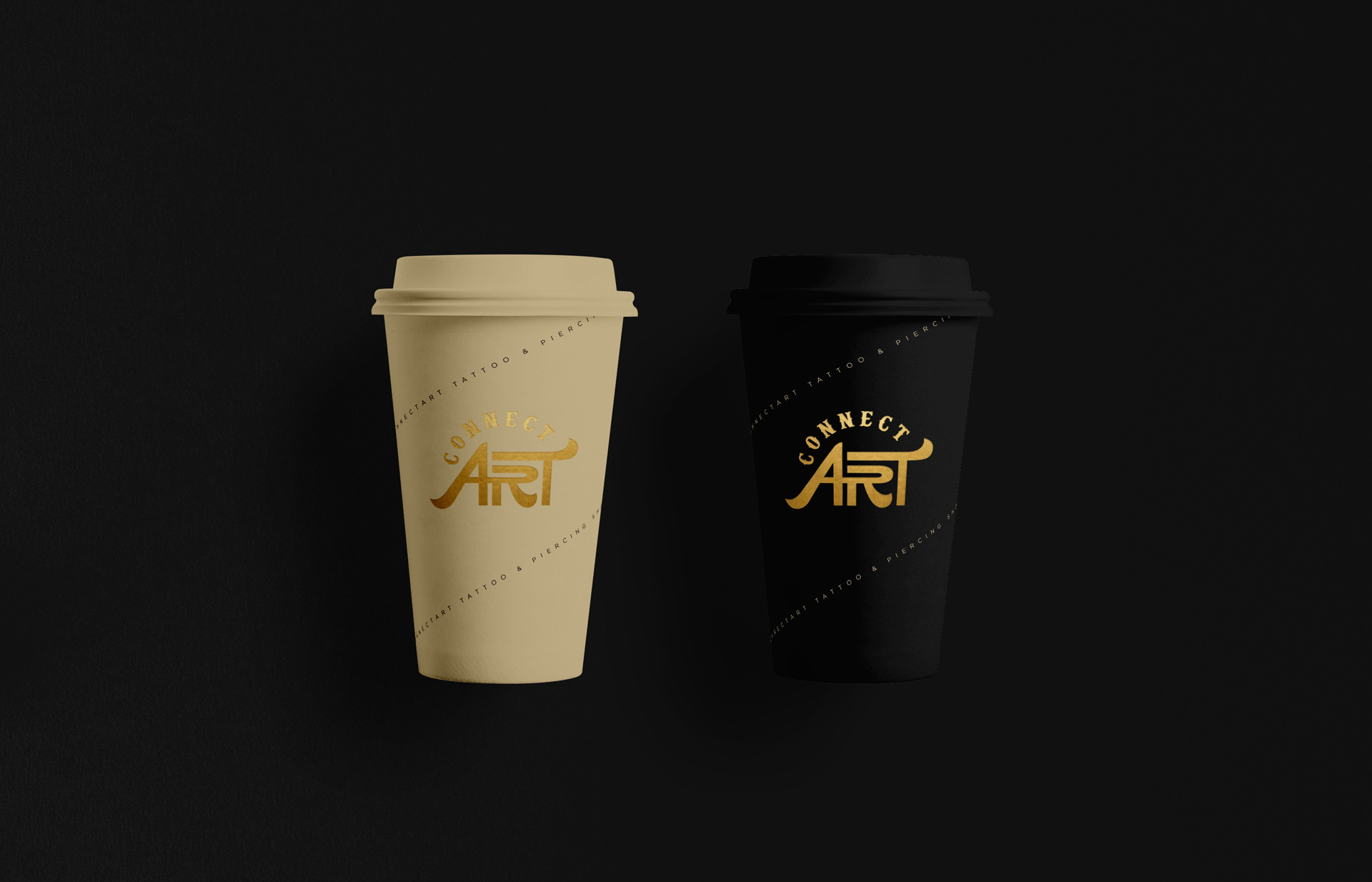 Black and gold color scheme