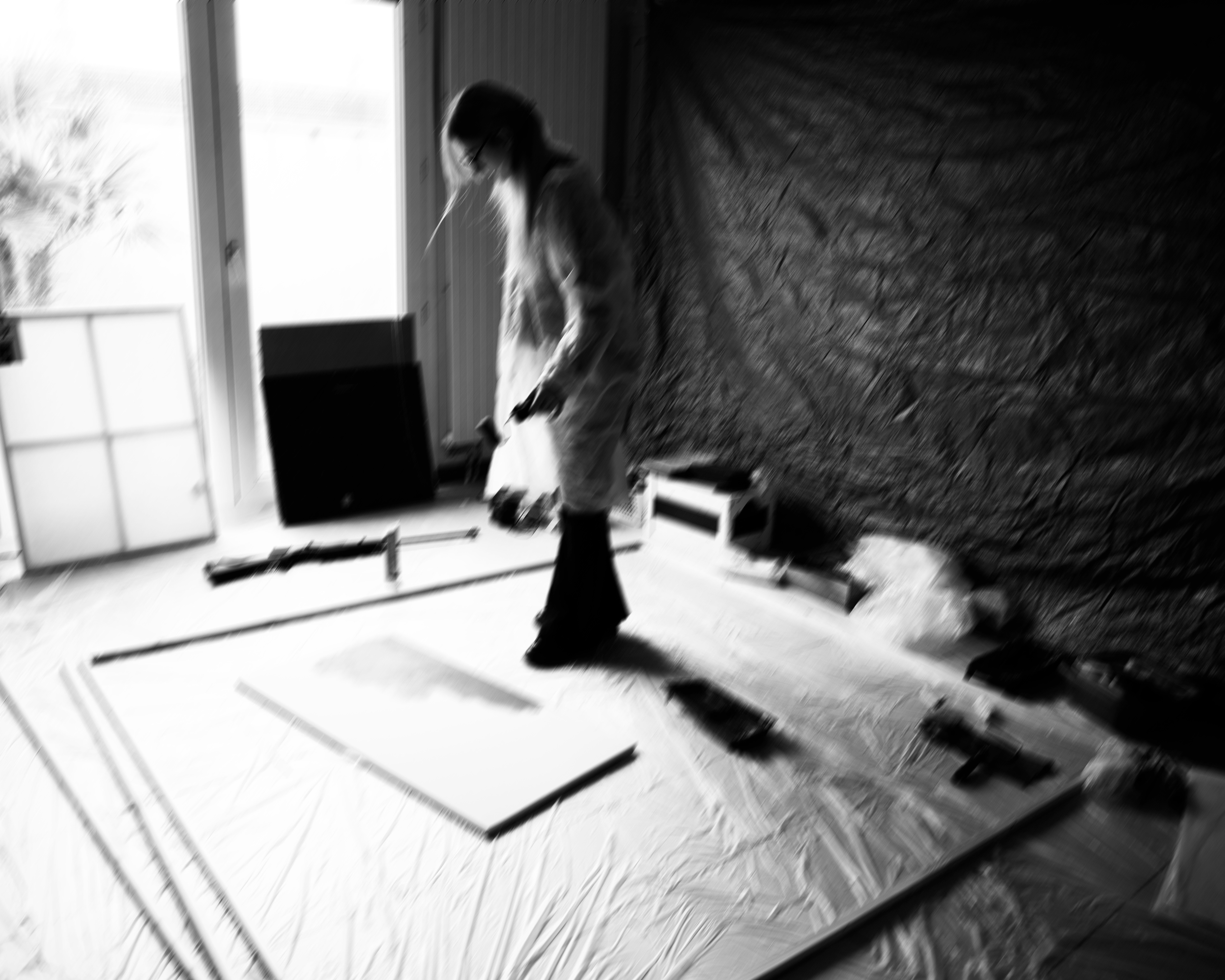 2023_Séance de tirs_Carabine à plomb_Inspiration Niki de Saint Phalle "Shooting paintings"