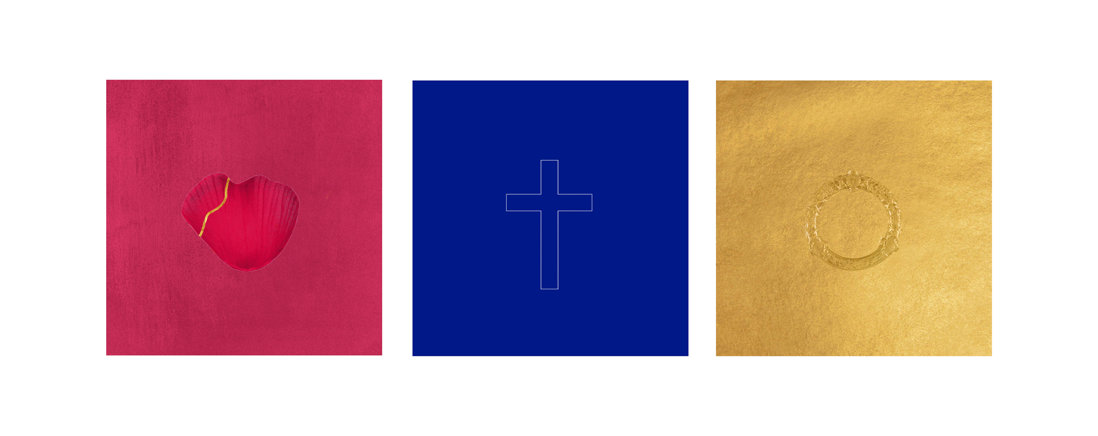 Inspiration ex-voto dédié à Sainte Rita par Yves Klein 1961/2022