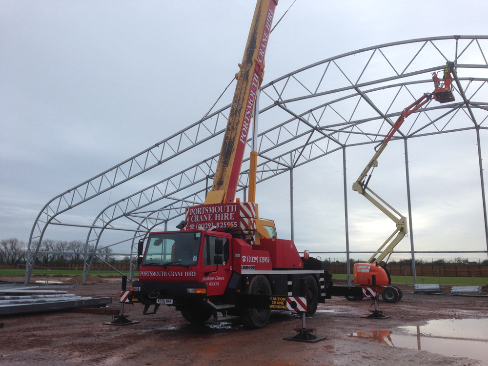 Constructing on new site