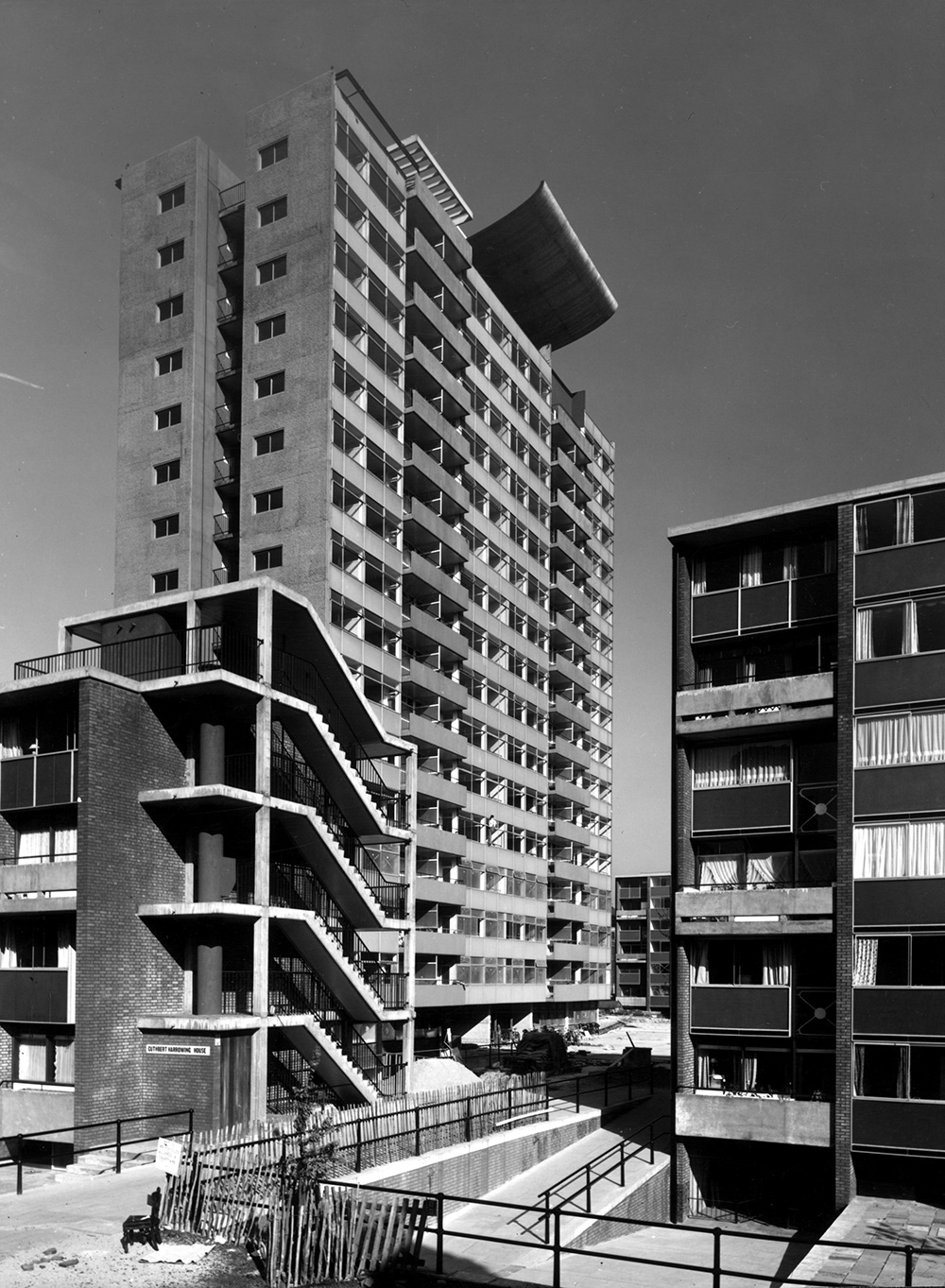 Historic photo of the building